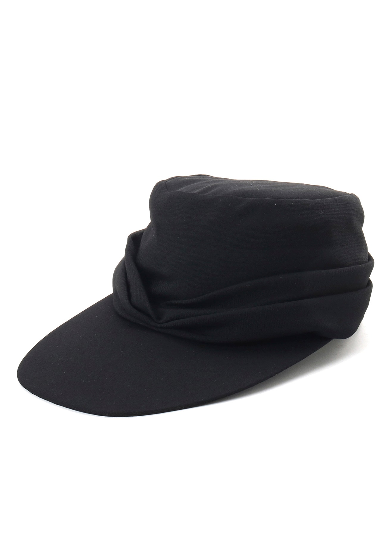 GABARDINE DRAPED CAP