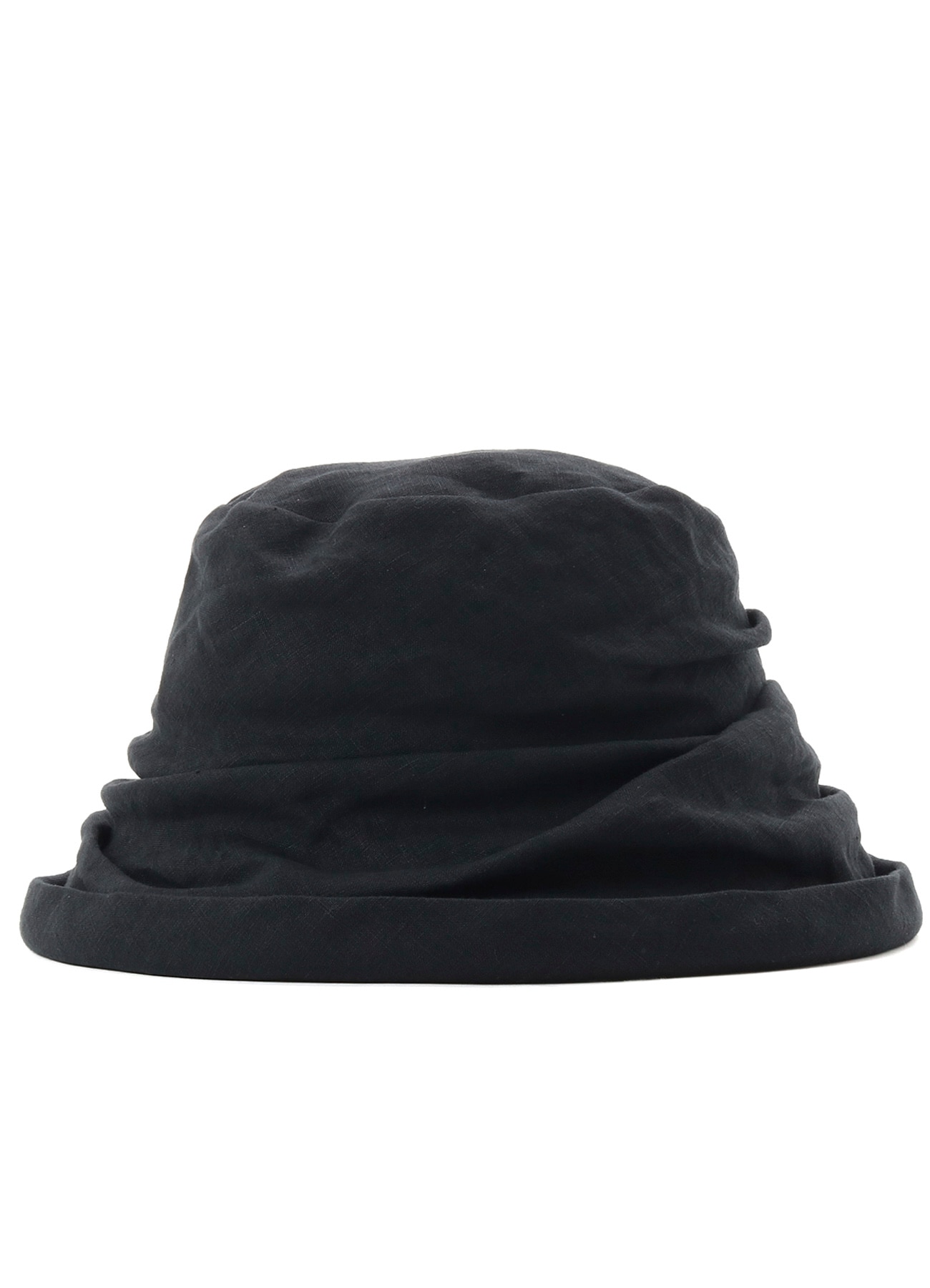 LINEN DRAPED BUCKET HAT