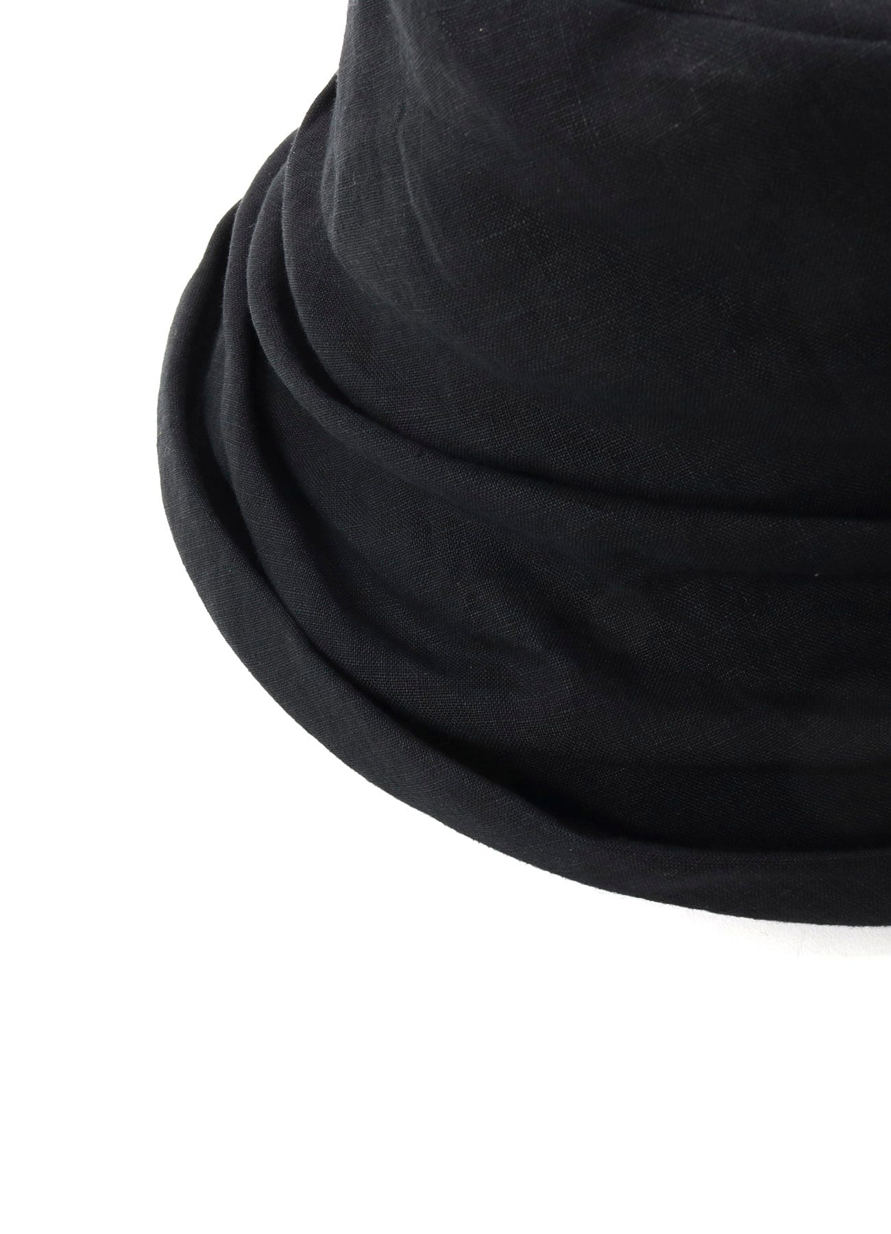LINEN DRAPED BUCKET HAT