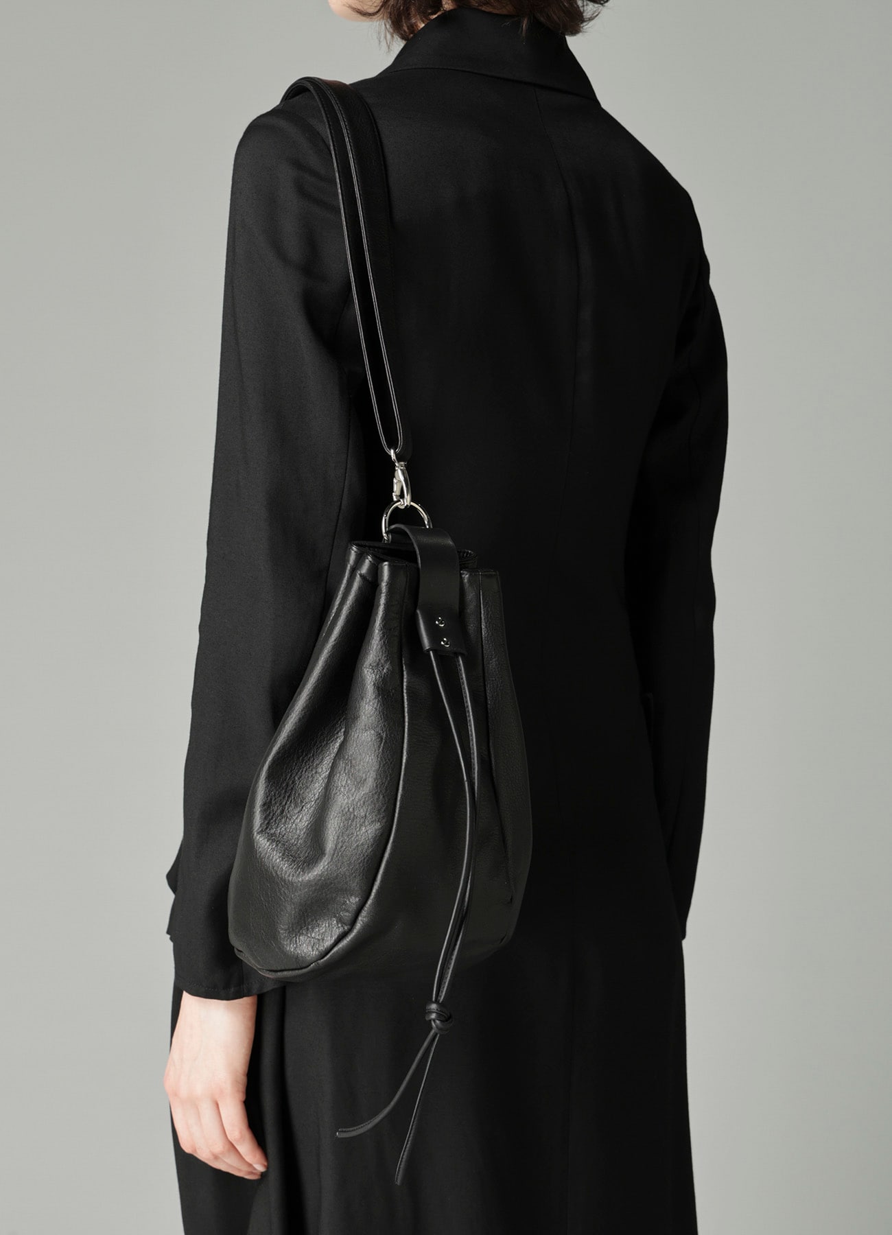 SOFT GRAINED LEATHER MINI SLING BAG