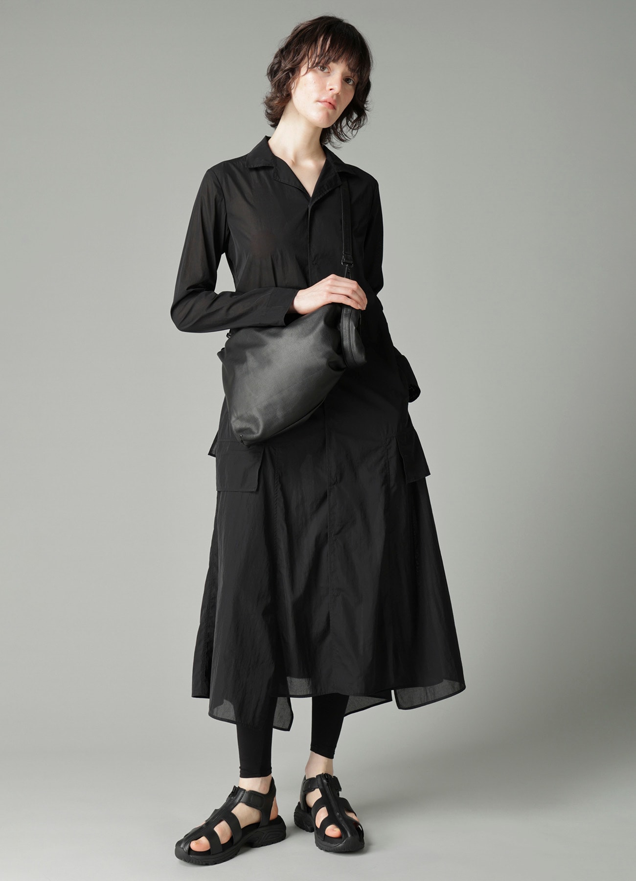 GARMENT LEATHER MINI POCHETTE