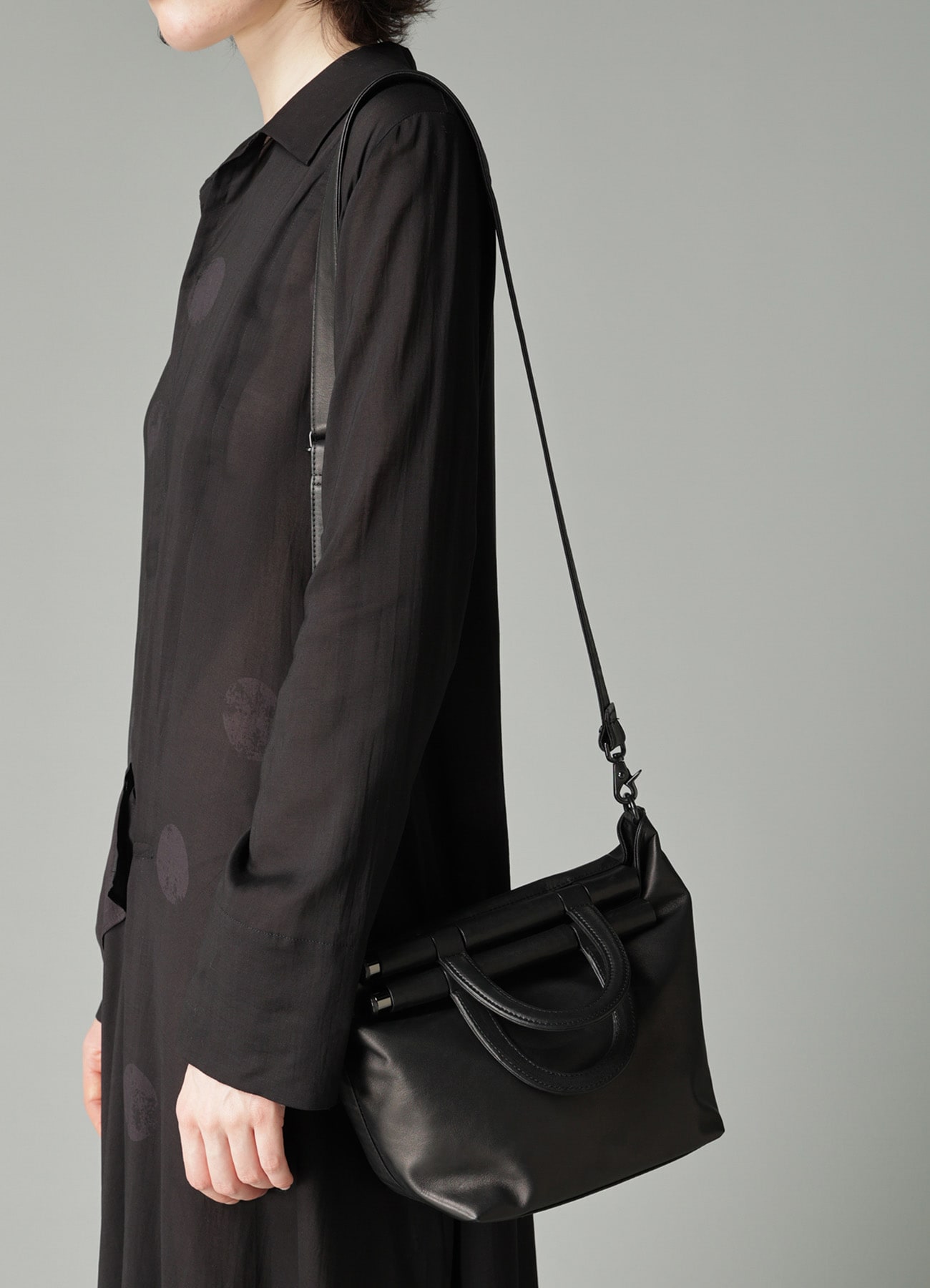 SOFT SMOOTH OIL LEATHER DUAL-USE LUNCH BAG