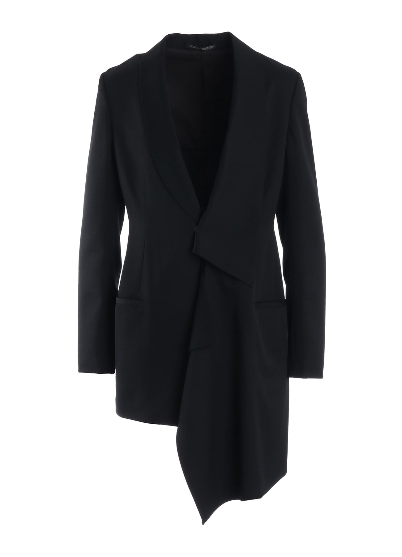 GABARDINE UNBALANCED JACKET