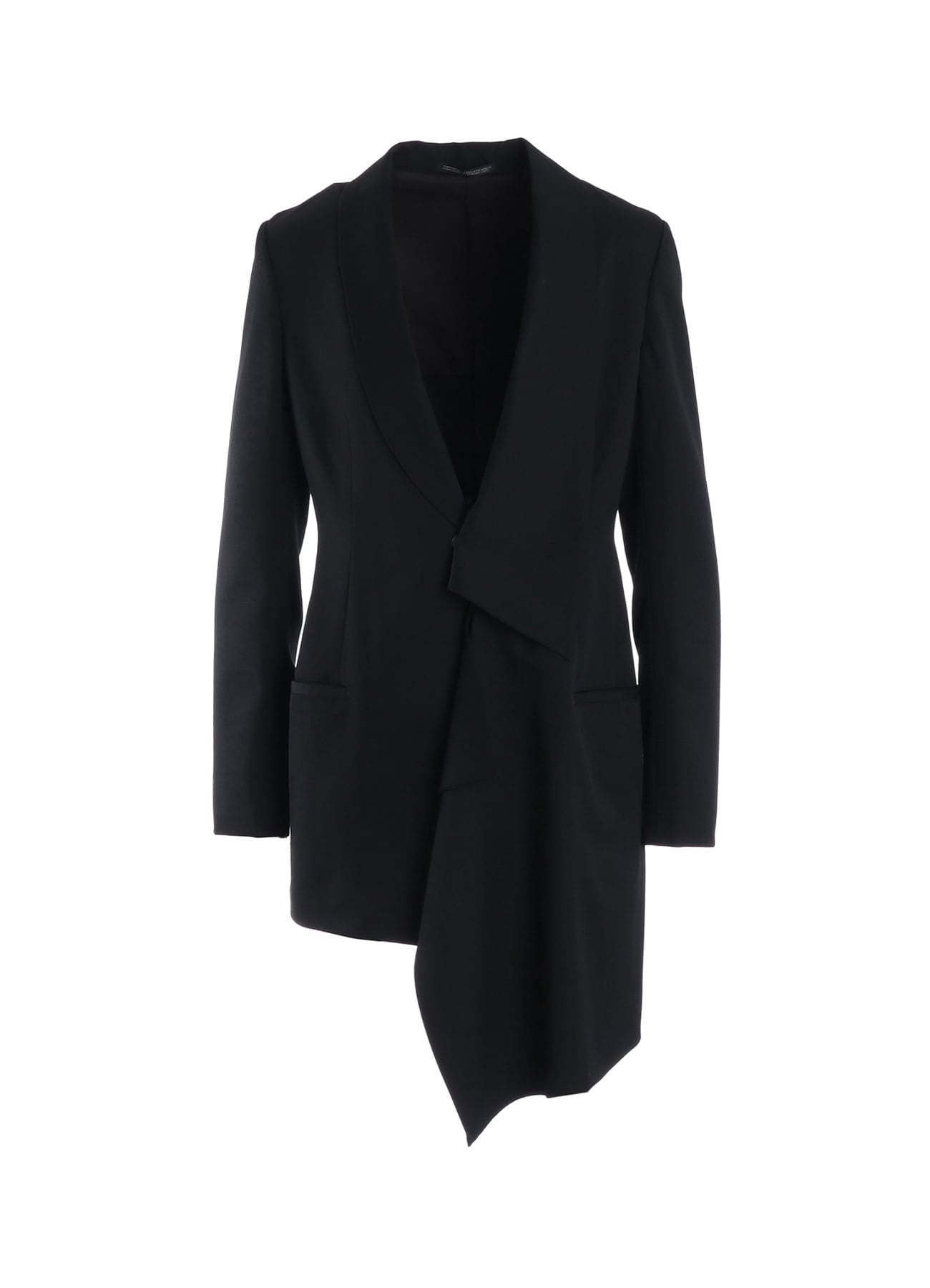 GABARDINE UNBALANCED JACKET