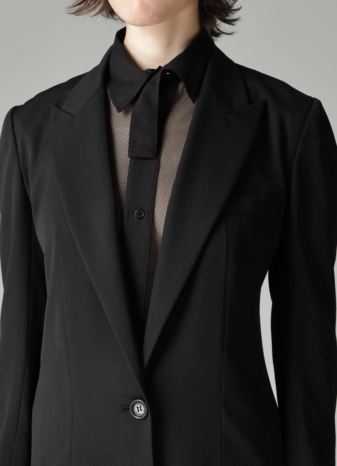 GABARDINE B TRIANGLE POINT JACKET