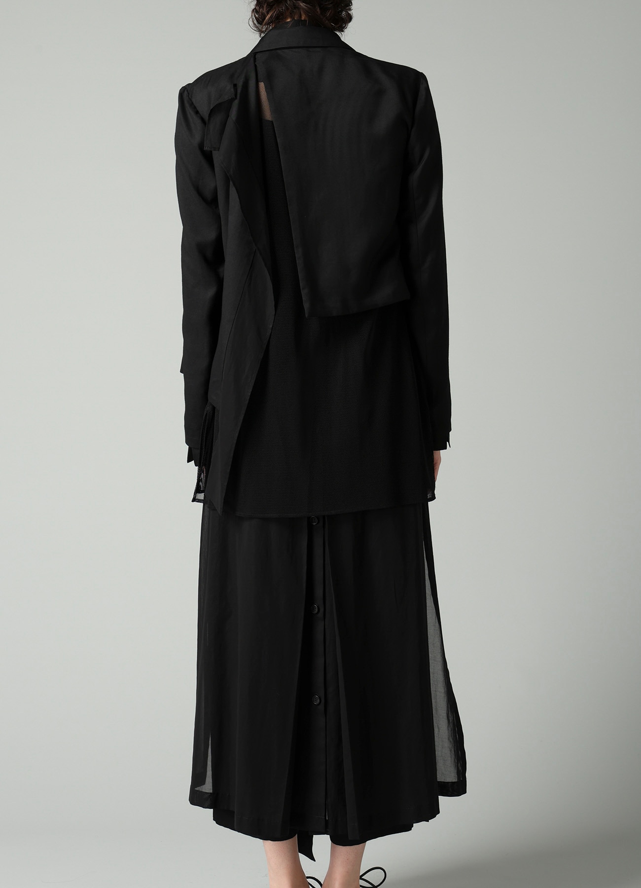 VISCOSE TWILL F COMBINATION SHORT JACKET