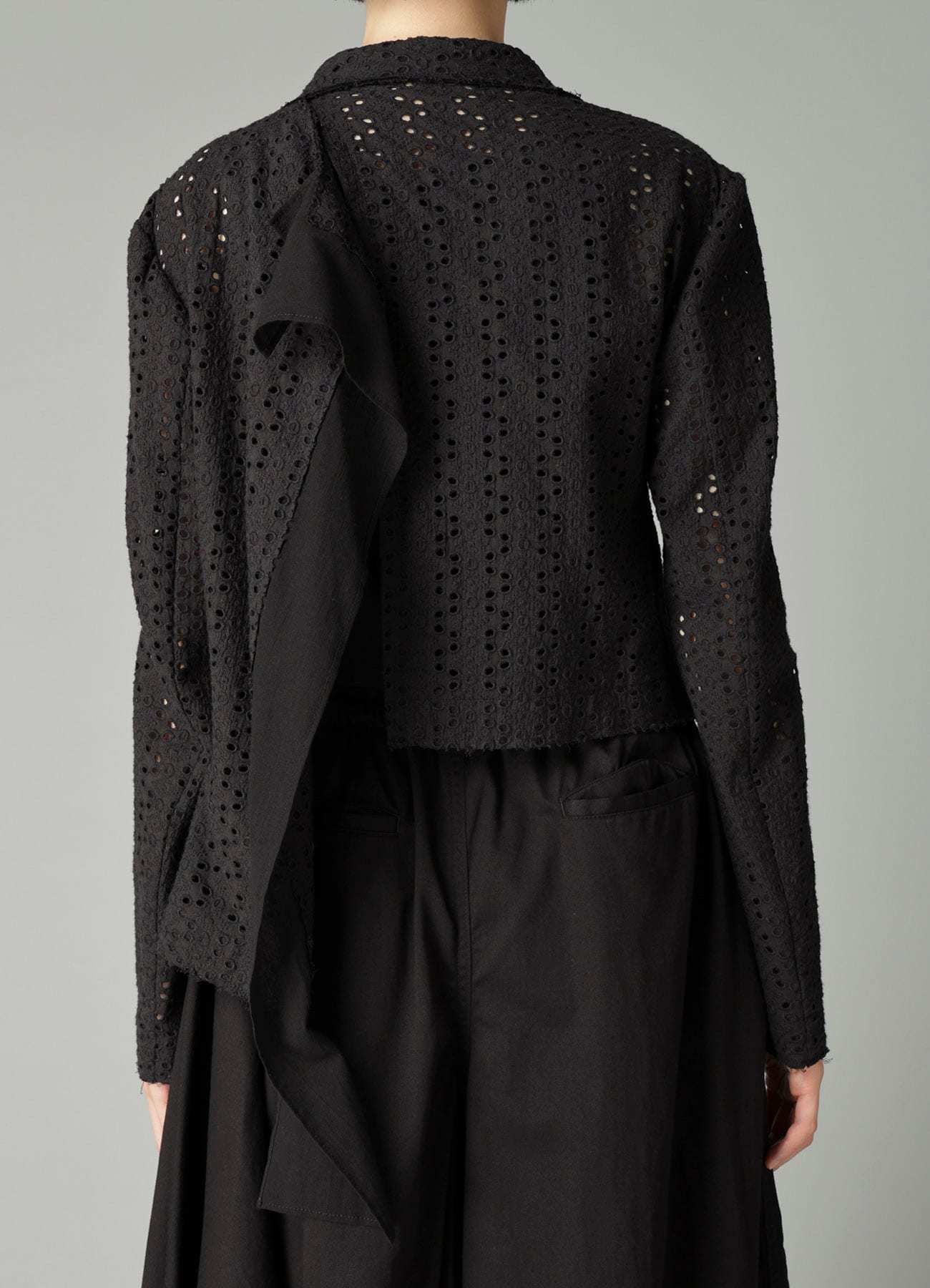 INDIAN EMBROIDERY LACE F COMBINATION SHORT JACKET