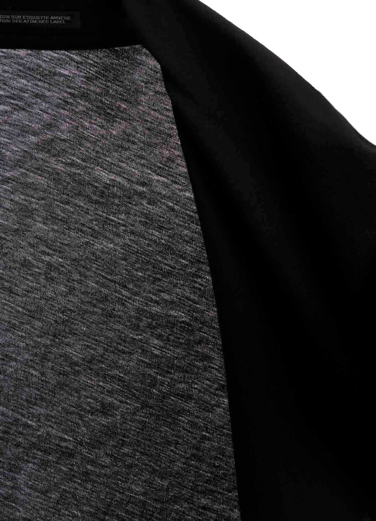 COTTON SINGLE JERSEY DRAPED JACKET