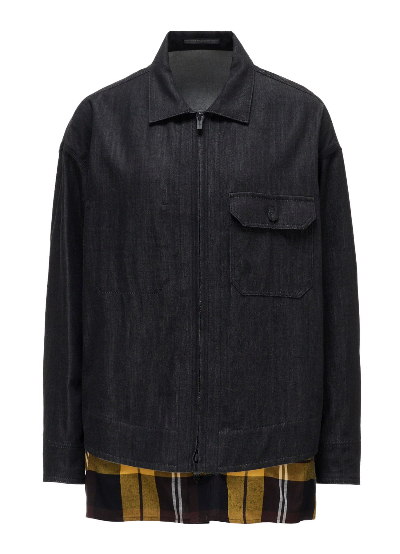 CHECK BLOUSON
