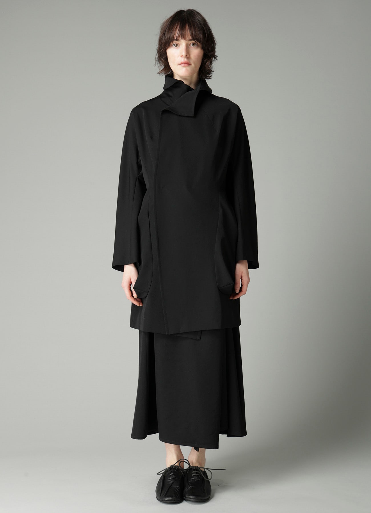 GABARDINE ROUND C JACKET