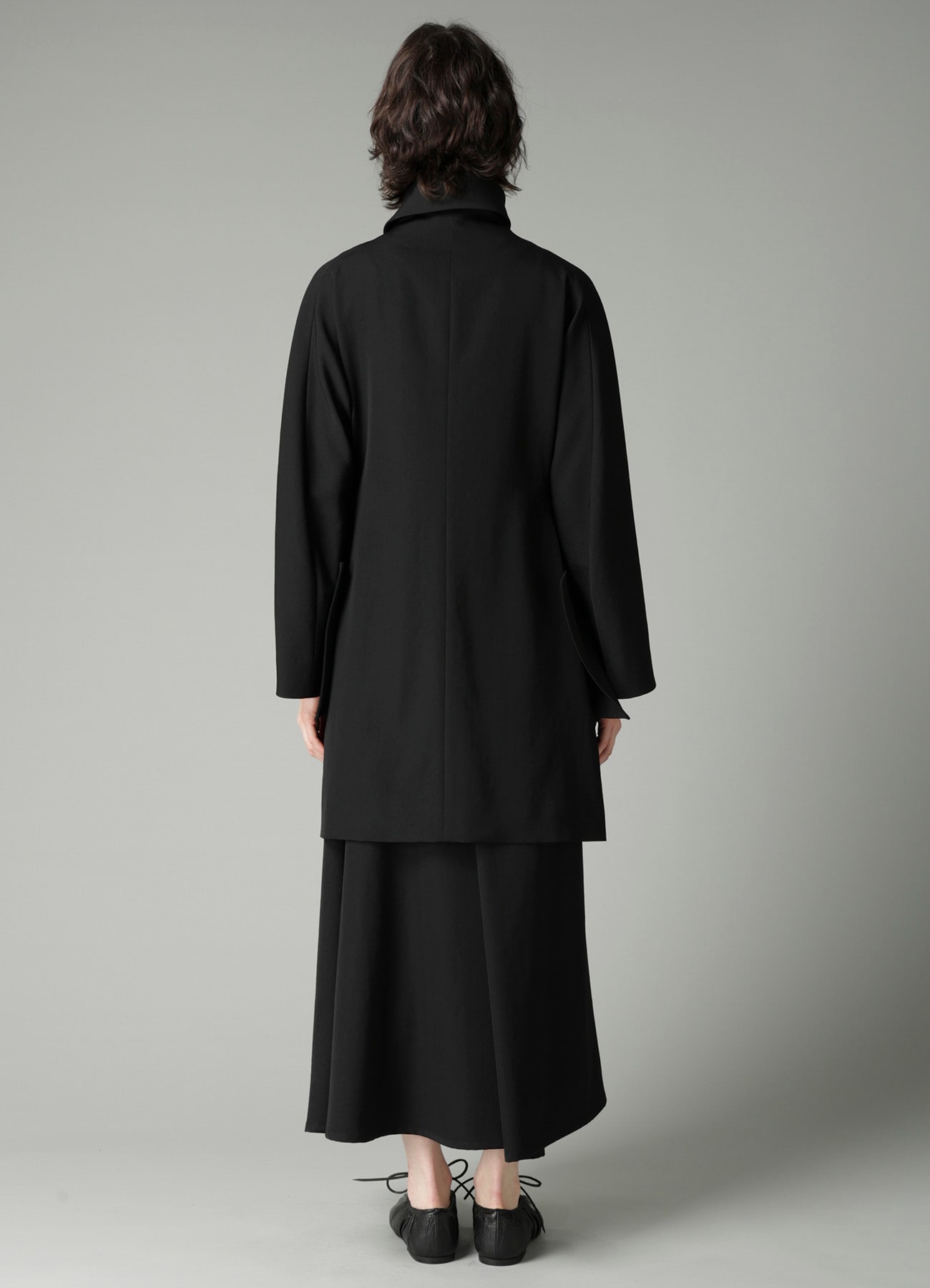 GABARDINE ROUND C JACKET