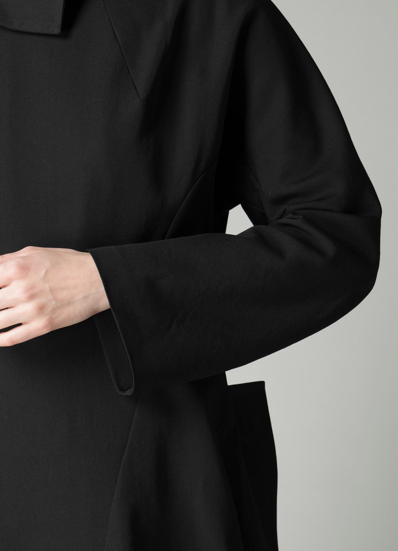 GABARDINE ROUND C JACKET