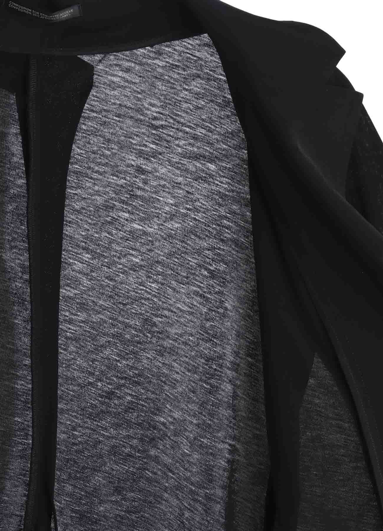 COTTON SINGLE JERSEY COMBINATION JACKET