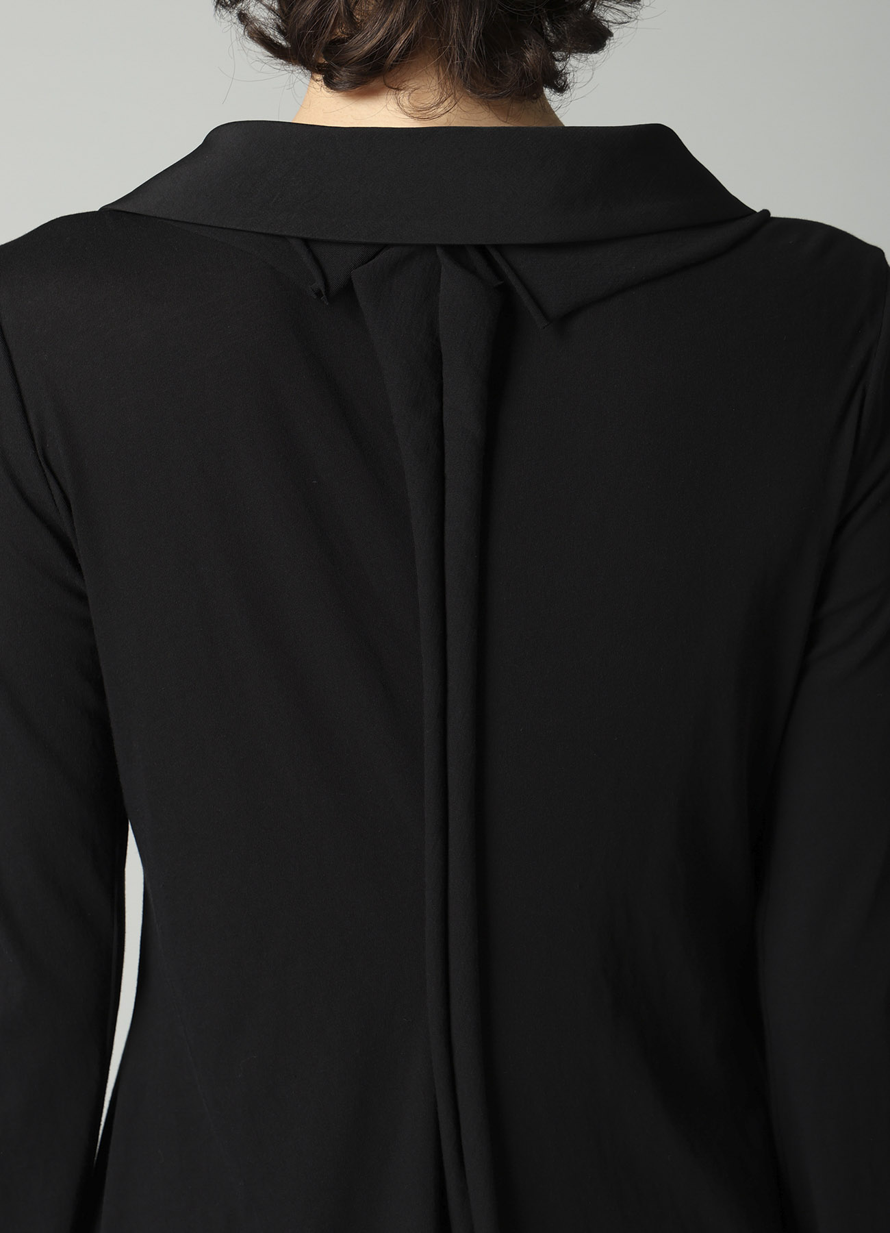 COTTON SINGLE JERSEY COMBINATION JACKET