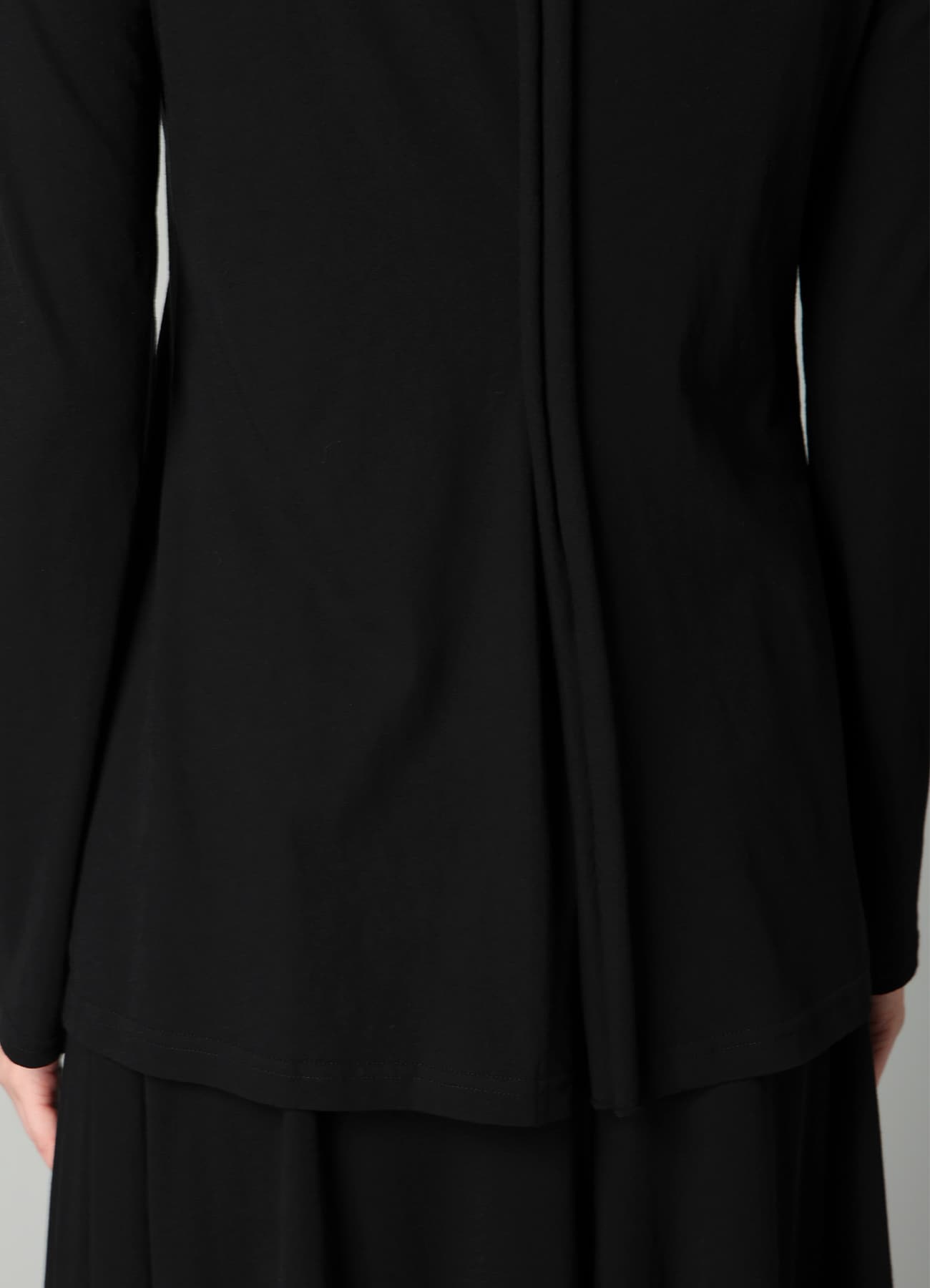 COTTON SINGLE JERSEY COMBINATION JACKET