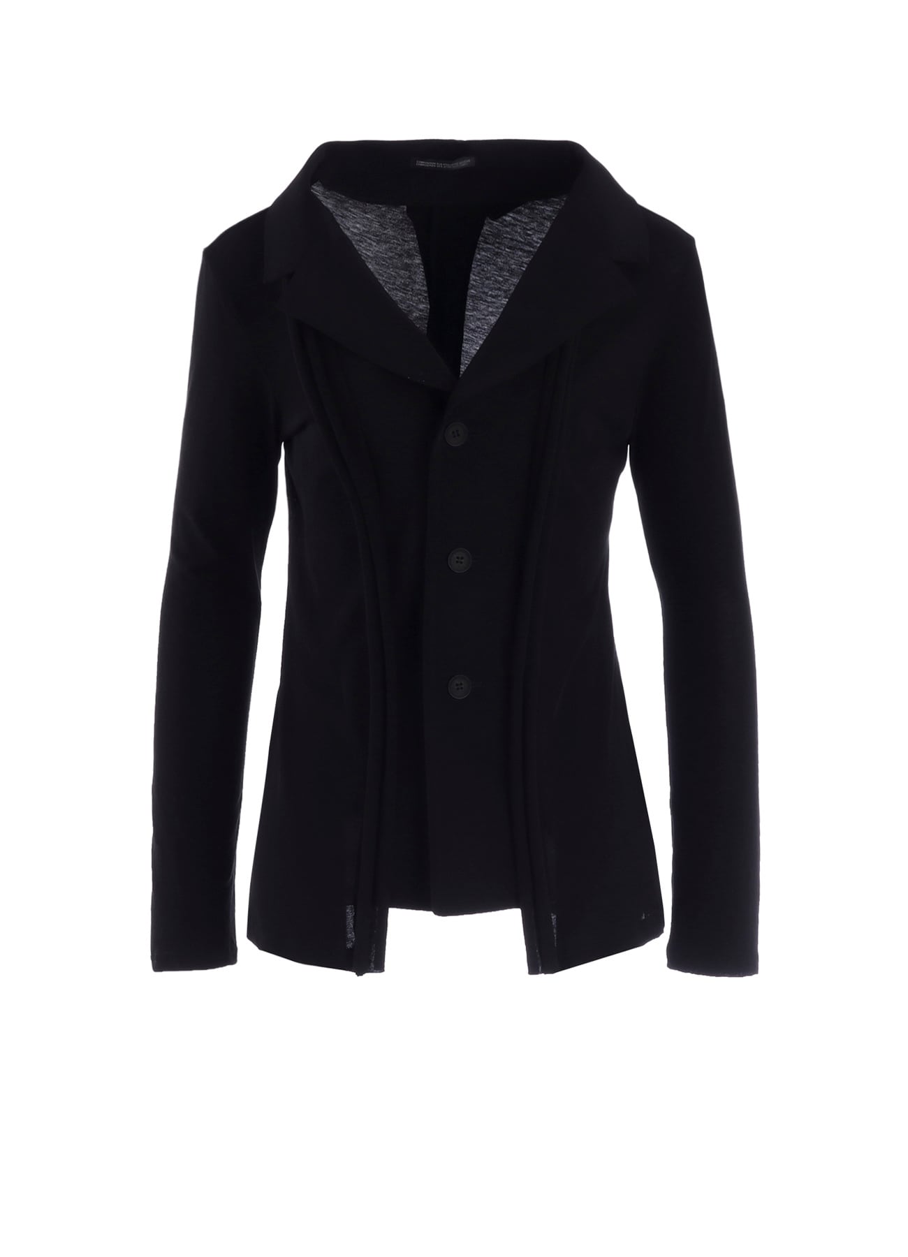 COTTON SINGLE JERSEY COMBINATION JACKET