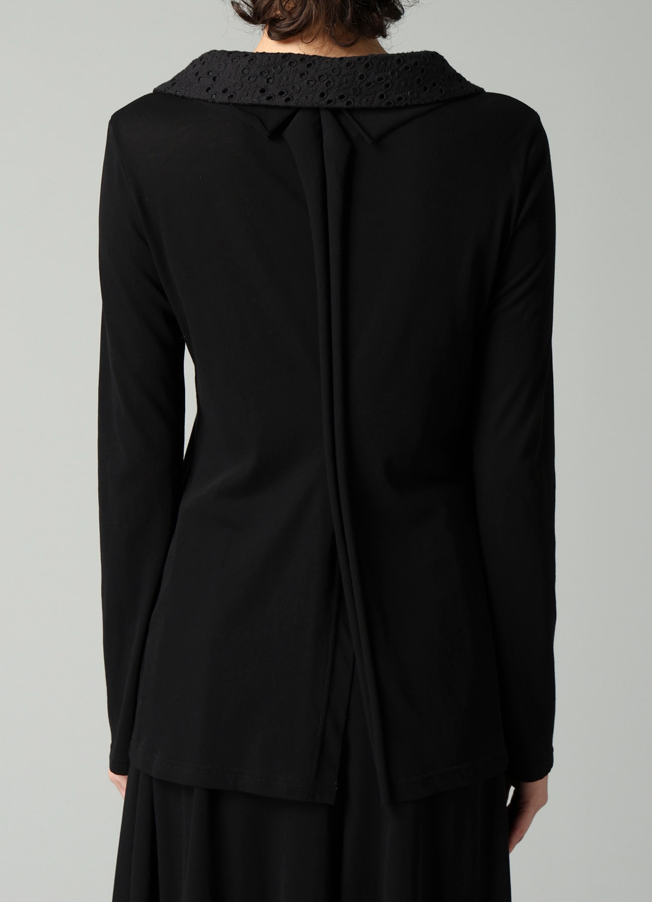 COTTON SINGLE JERSEY COMBINATION JACKET