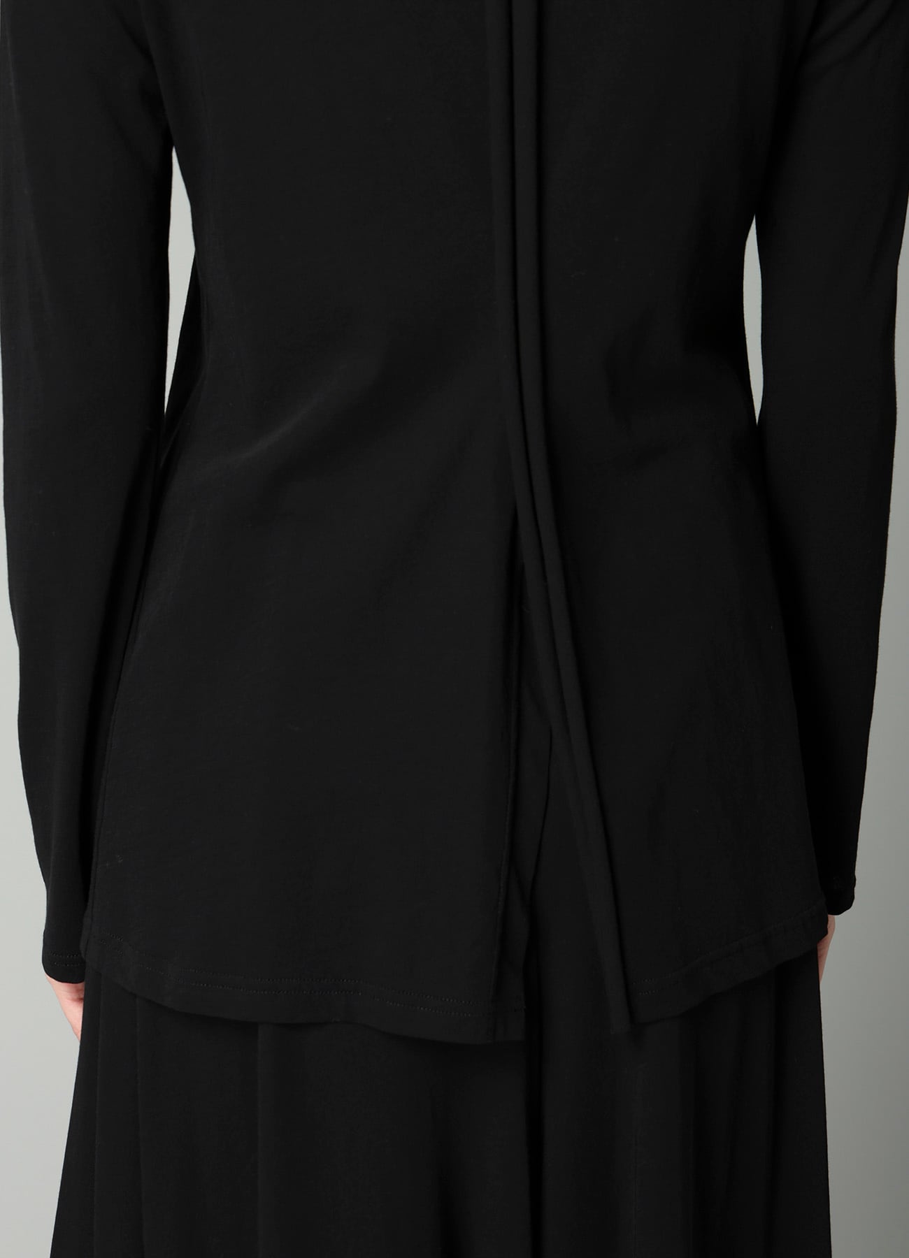 COTTON SINGLE JERSEY COMBINATION JACKET