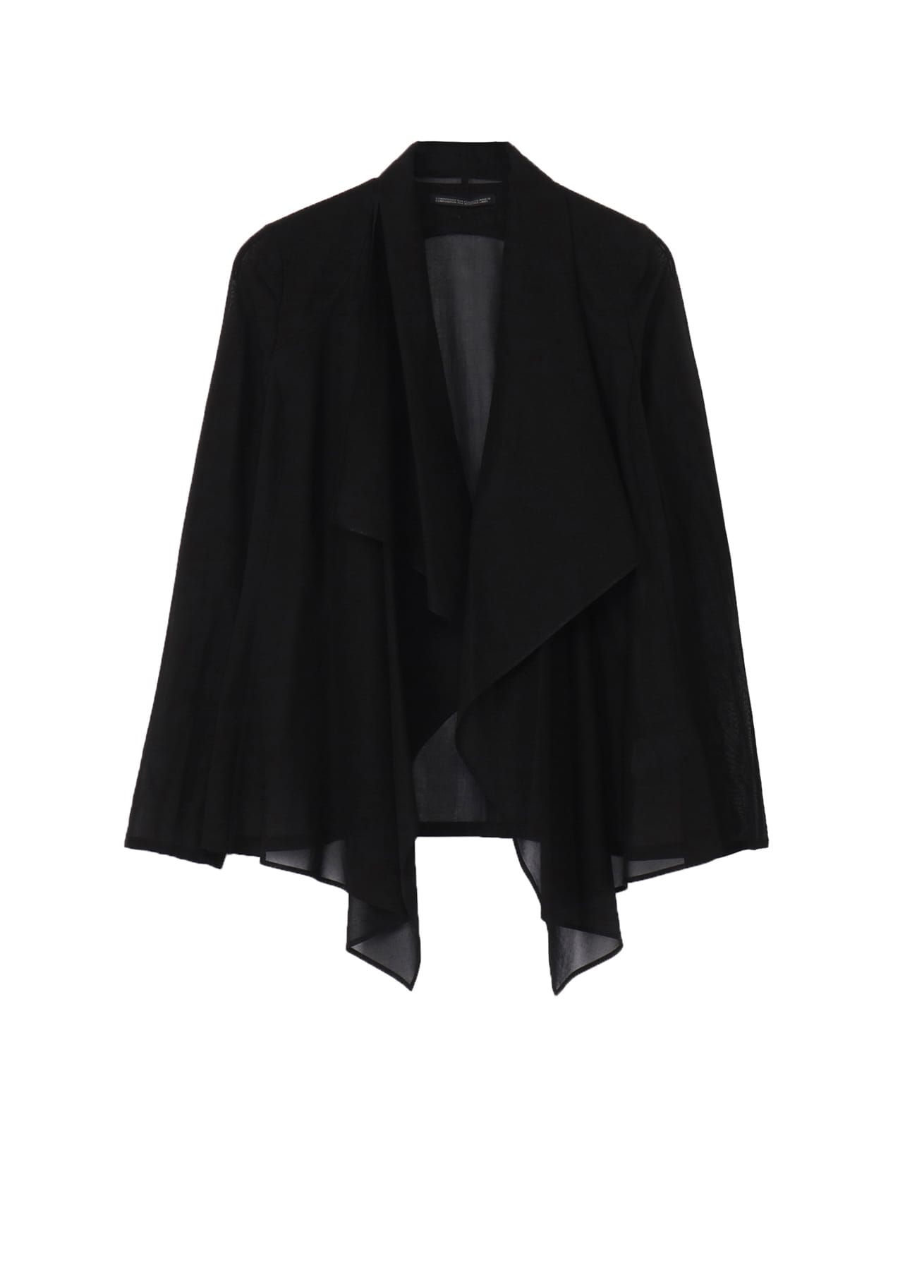 VOILE FRONT DRAPED DETAIL JACKET