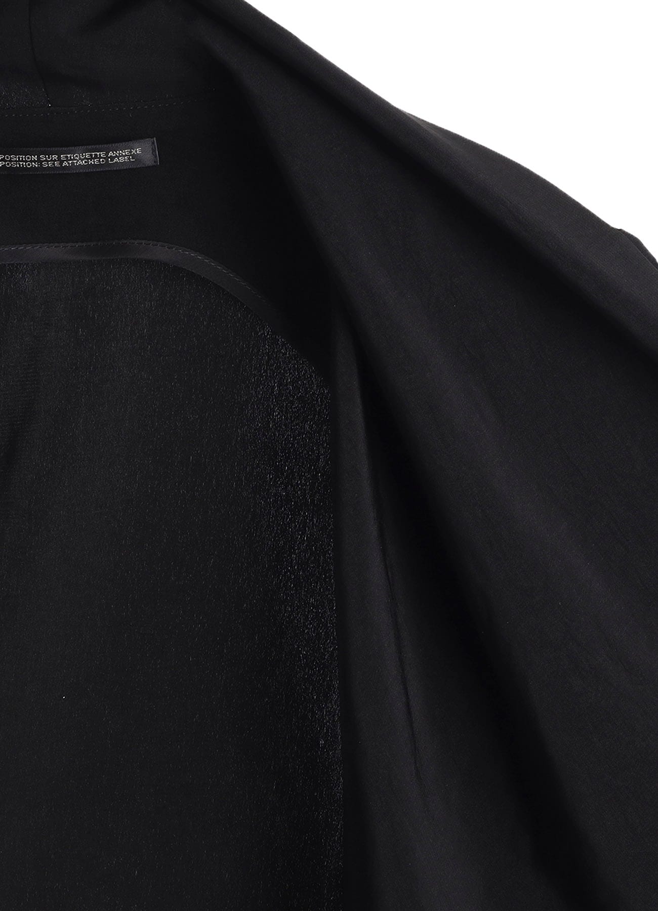 Ta/Pe CREPE DE CHINE FRONT DRAPED DETAIL JACKET