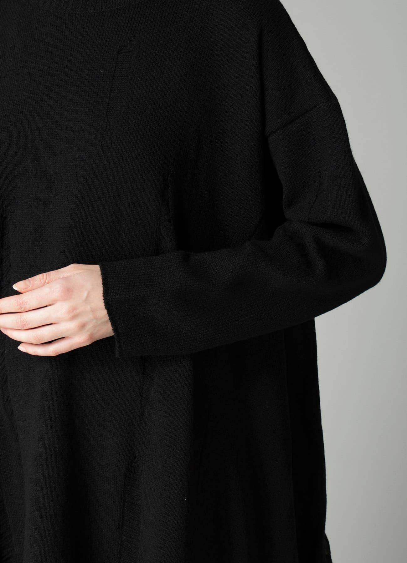 India DAMAGED HIGH NECK DRESS