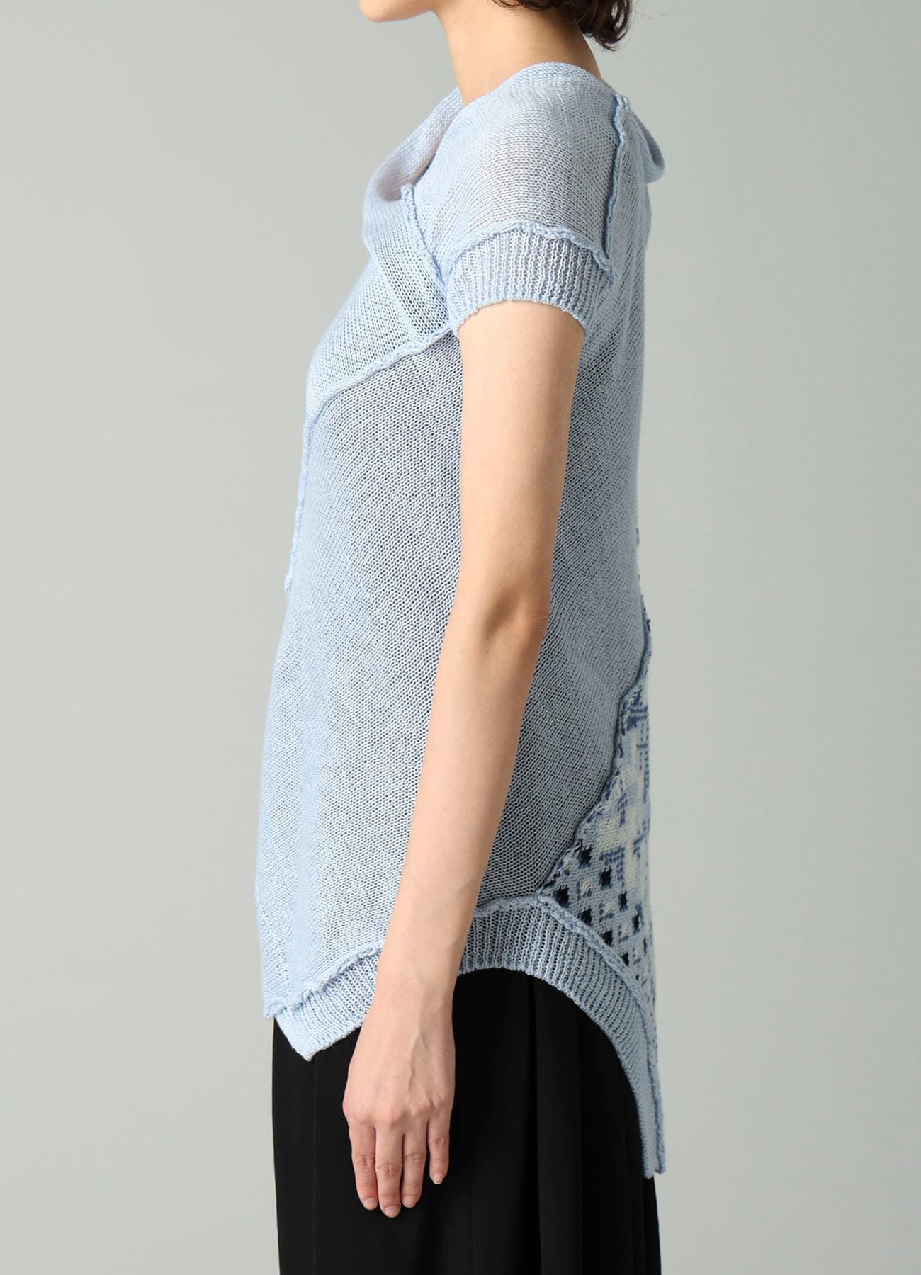 COLOR COMBI JQ PANELED PULLOVER A