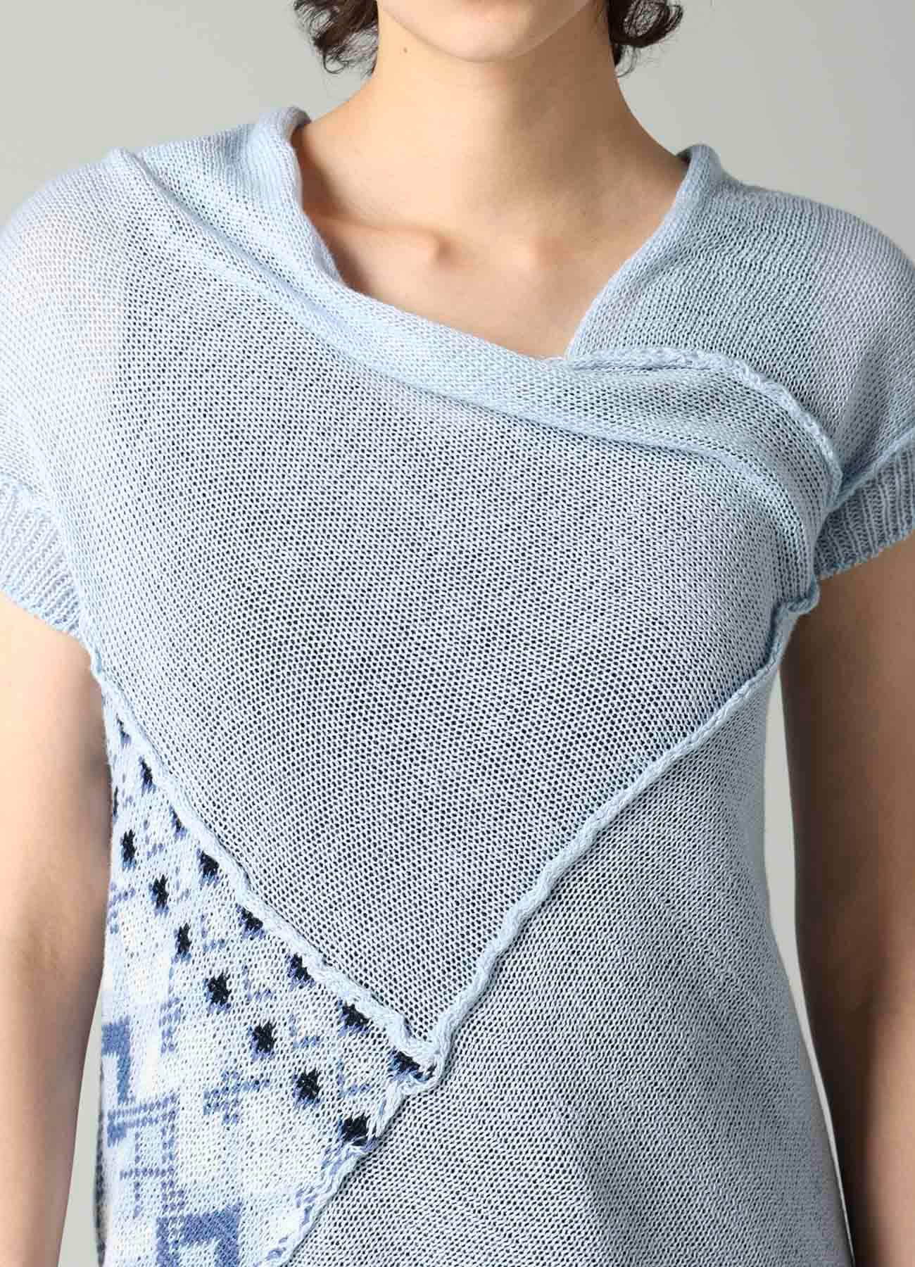 COLOR COMBI JQ PANELED PULLOVER A