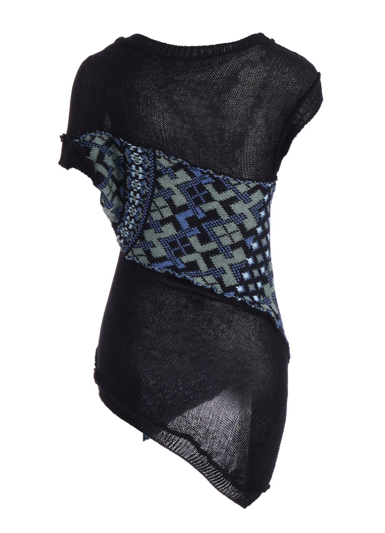 COLOR COMBI JQ PANELED PULLOVER B