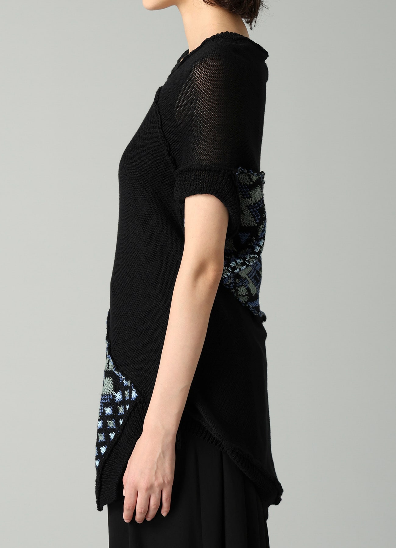 COLOR COMBI JQ PANELED PULLOVER B