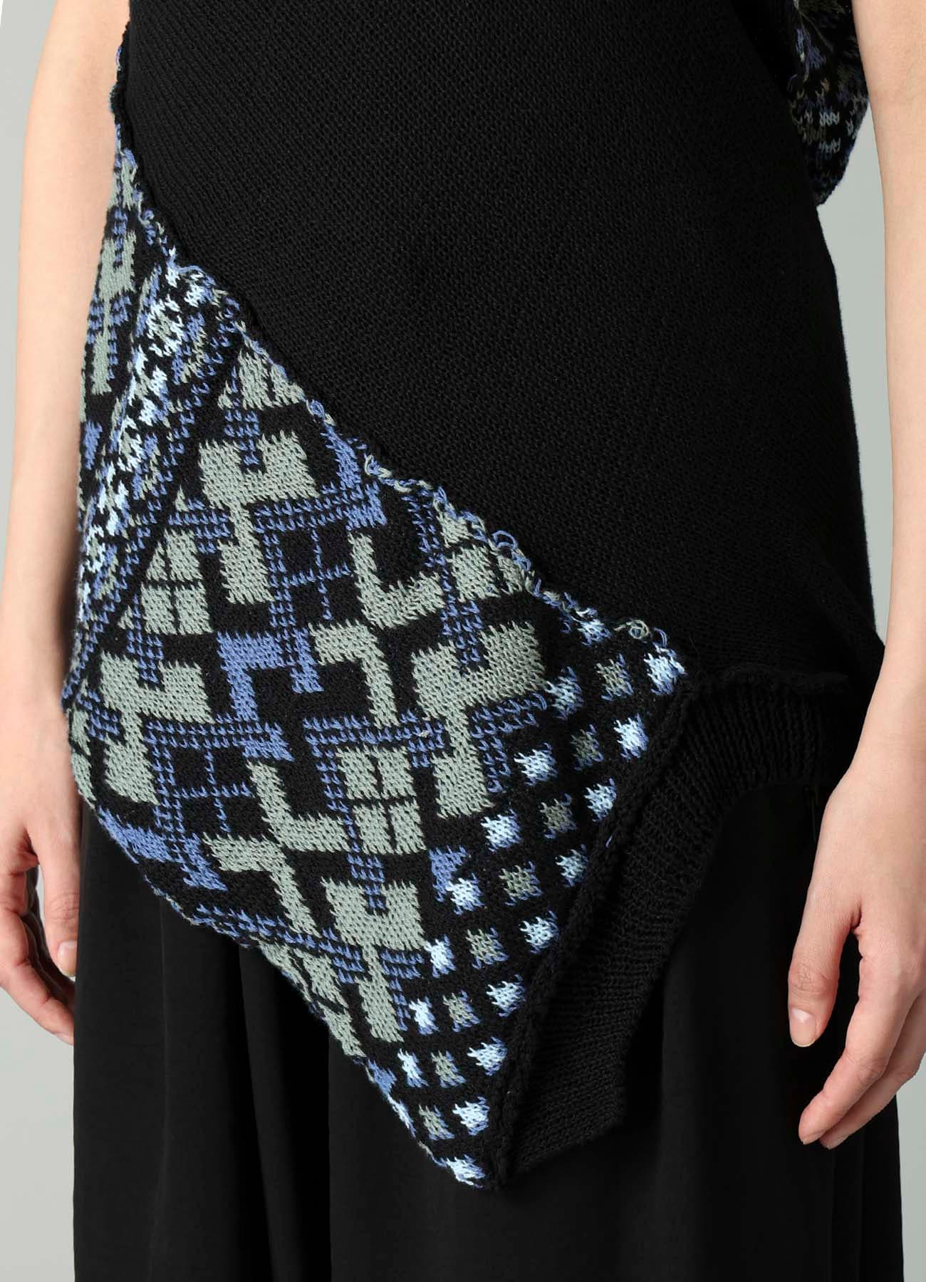 COLOR COMBI JQ PANELED PULLOVER B