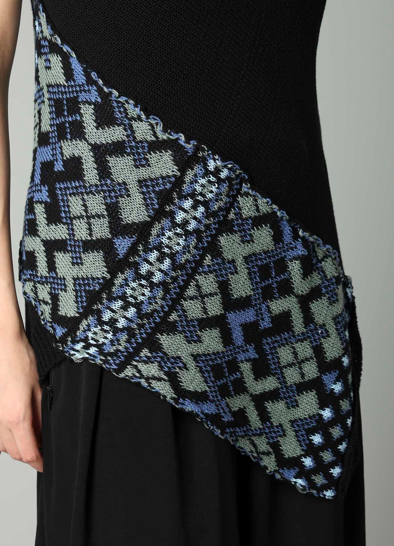 COLOR COMBI JQ PANELED PULLOVER B