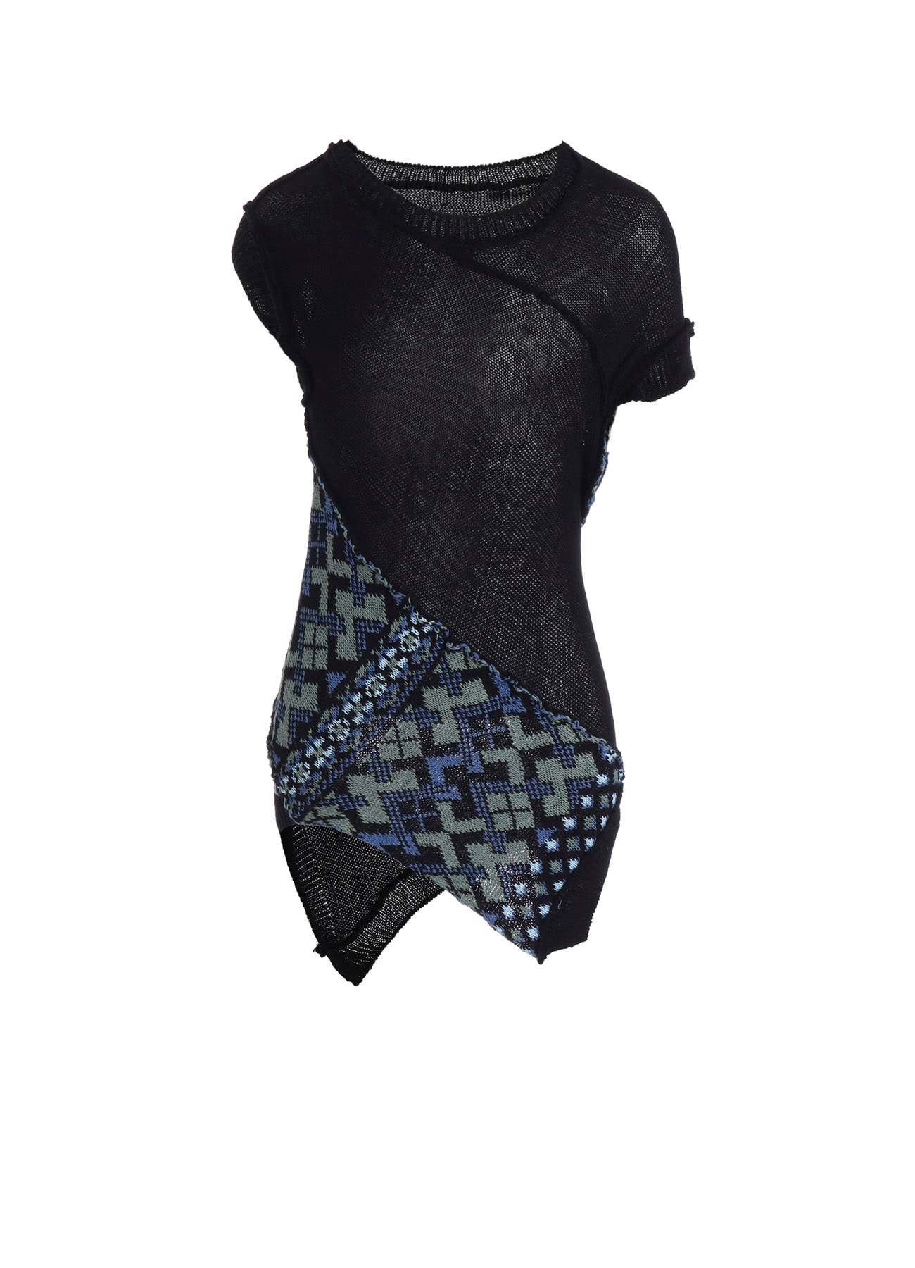 COLOR COMBI JQ PANELED PULLOVER B