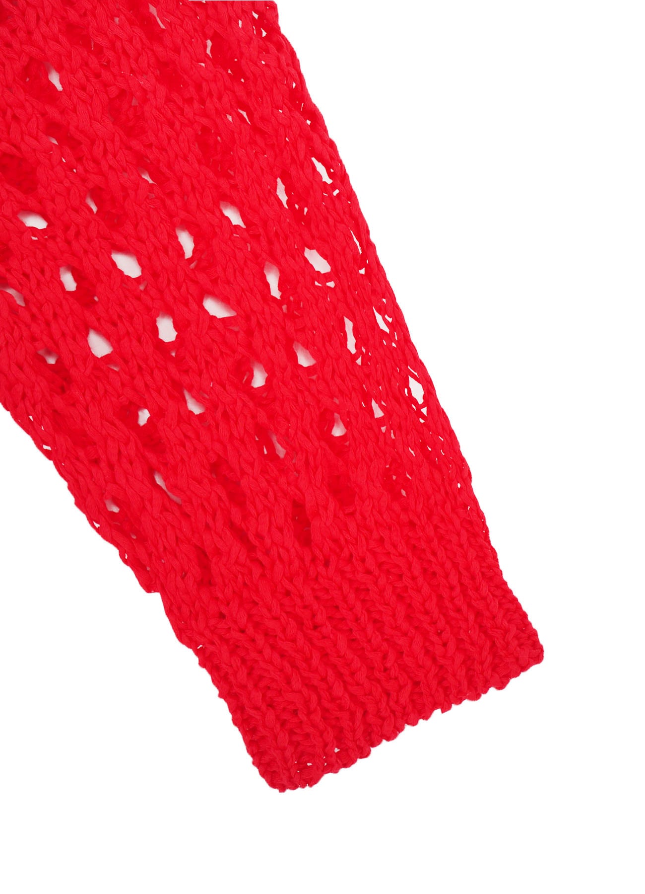 OPENWORK KNIT KNIT HOODIE