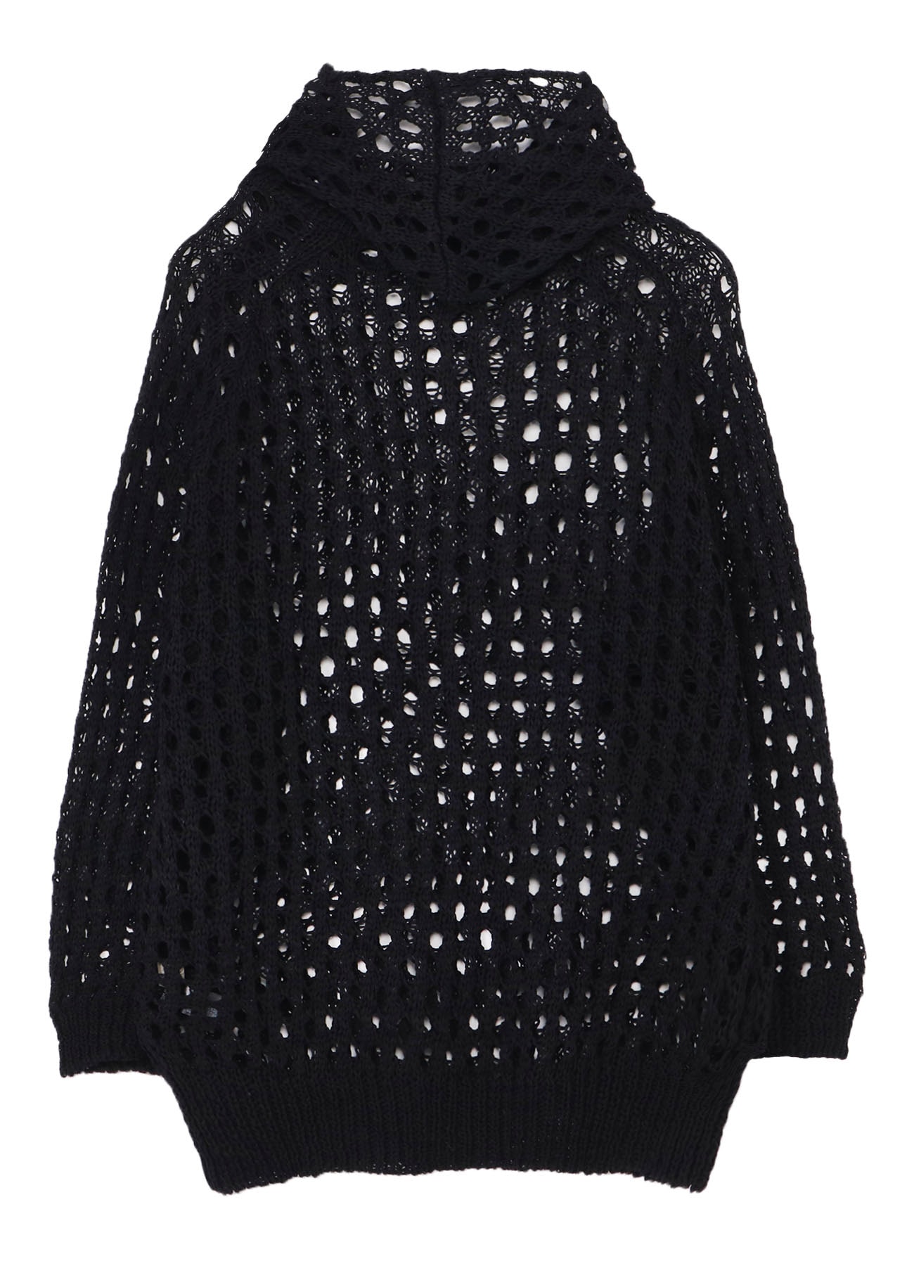 OPENWORK KNIT KNIT HOODIE