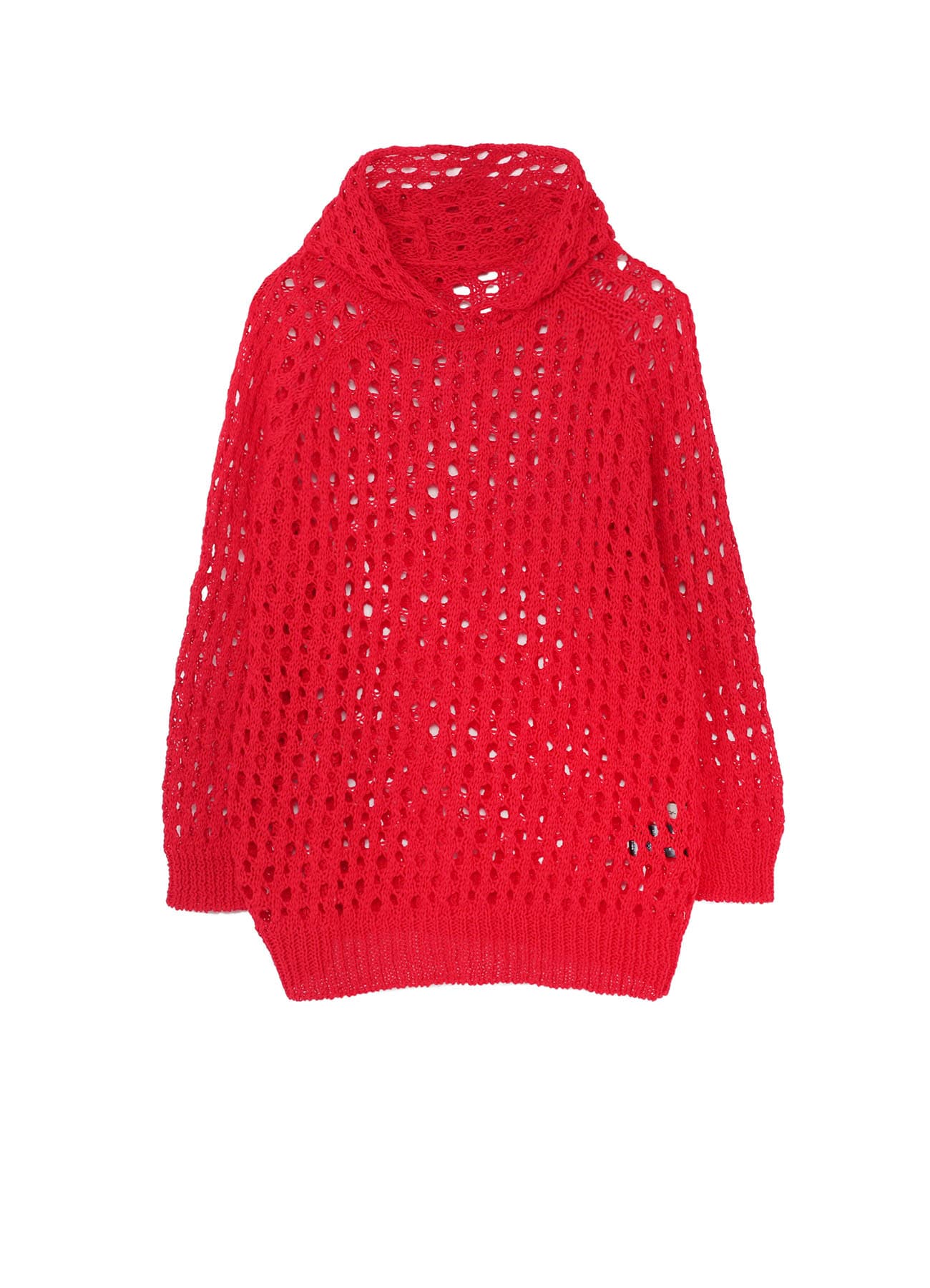 OPENWORK KNIT KNIT HOODIE