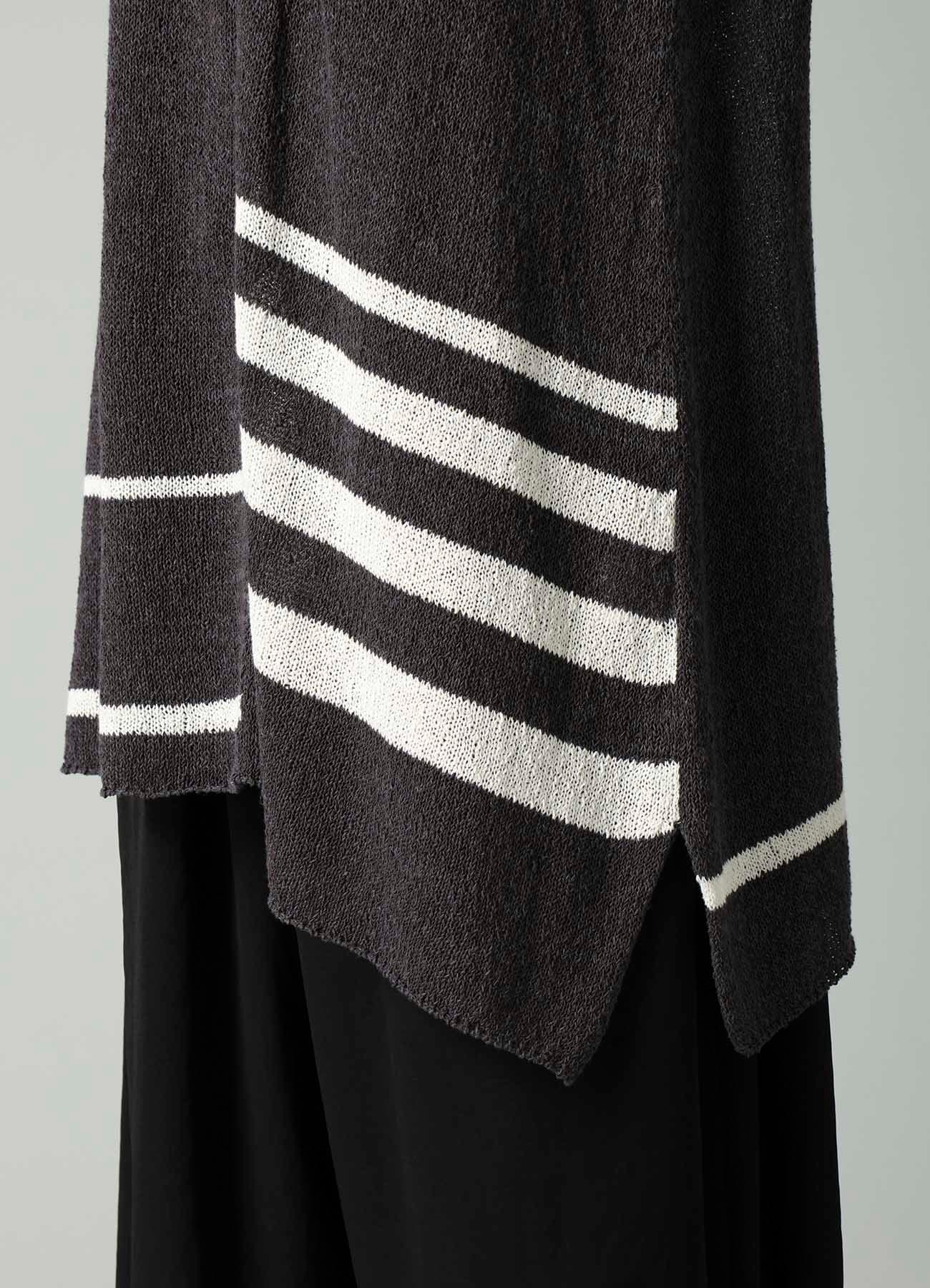 PLATING STRIPE PATTERN ST PATTERN PULLOVER