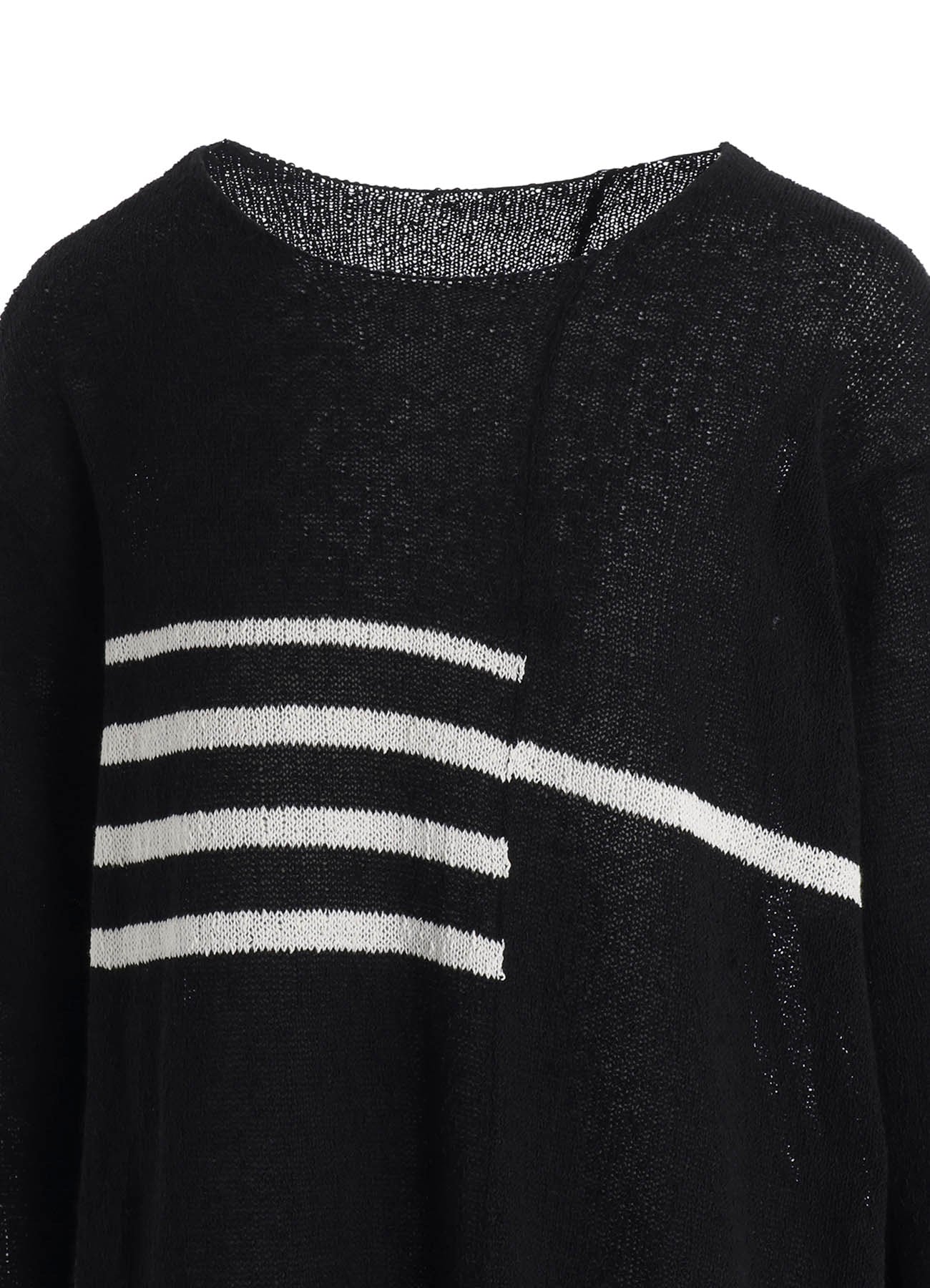 PLATING STRIPE PATTERN ST PATTERN PULLOVER