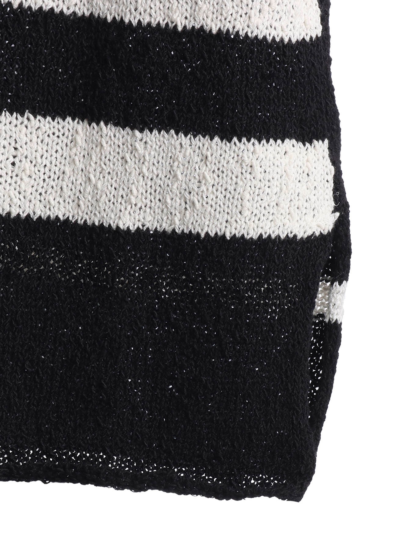 PLATING STRIPE PATTERN ST PATTERN PULLOVER