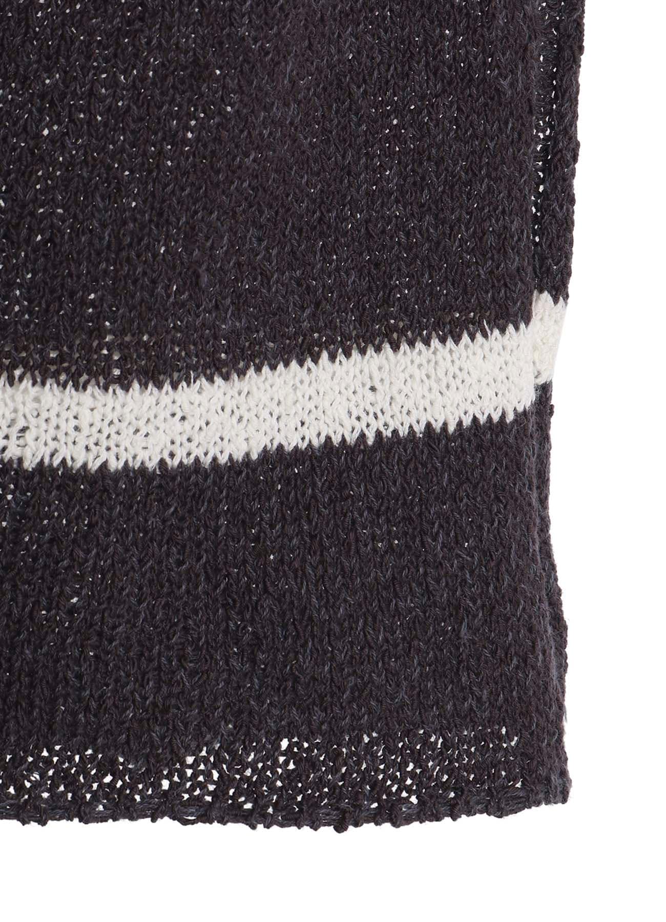 PLATING STRIPE PATTERN ST PATTERN CARDIGAN