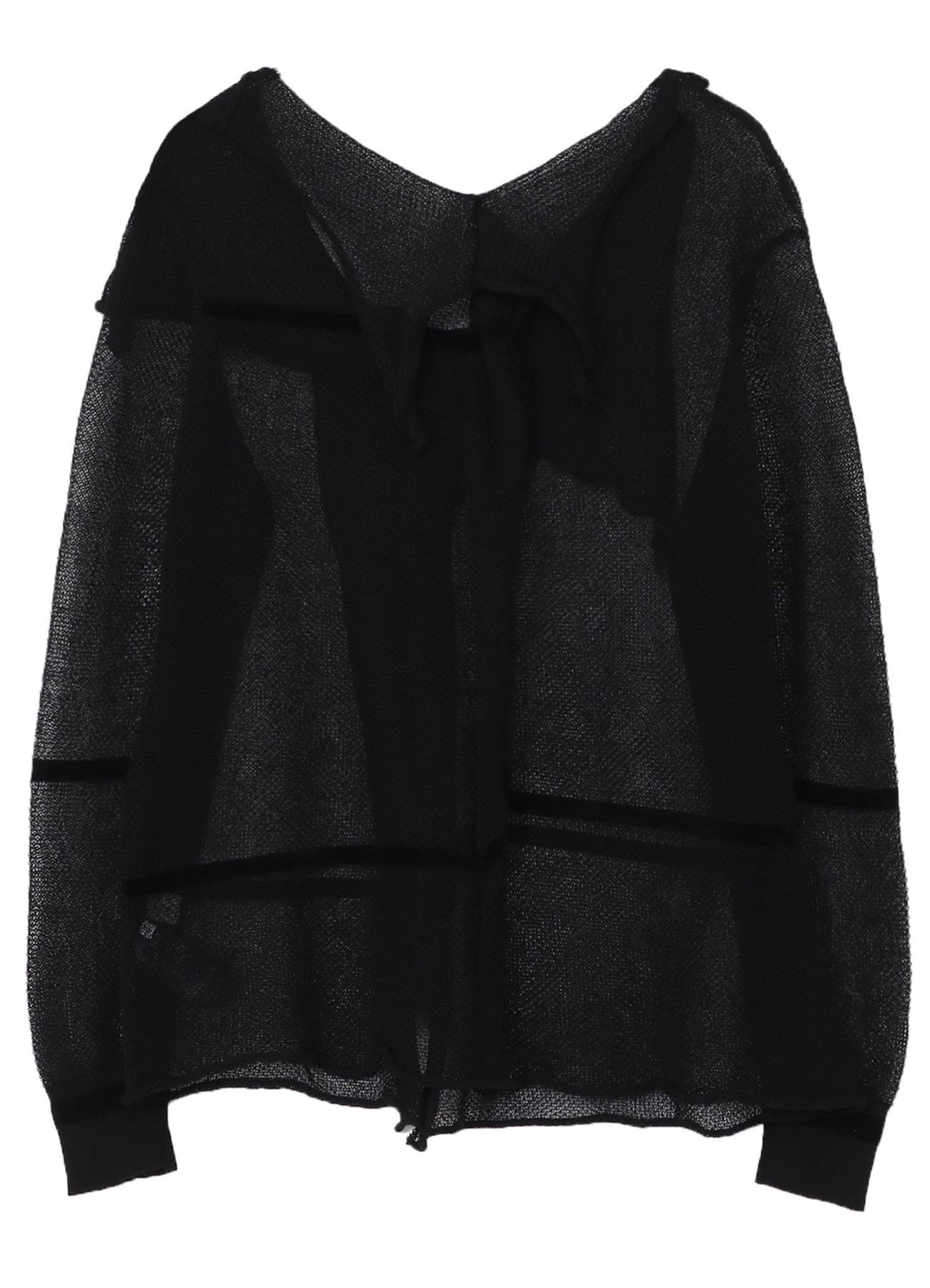 TUCK STITCH DRAPED CARDIGAN