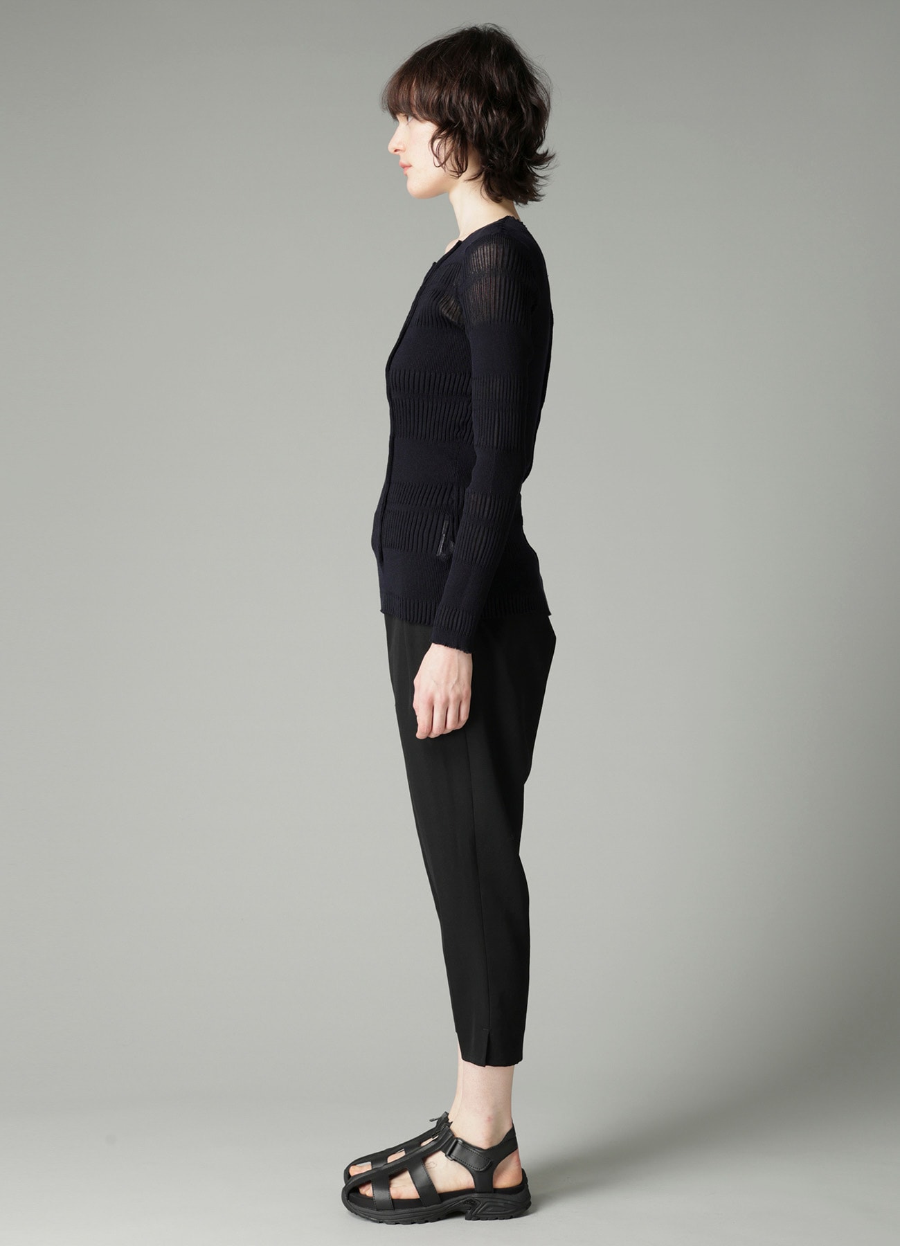 RIB TUCK D ROUND NECK PO