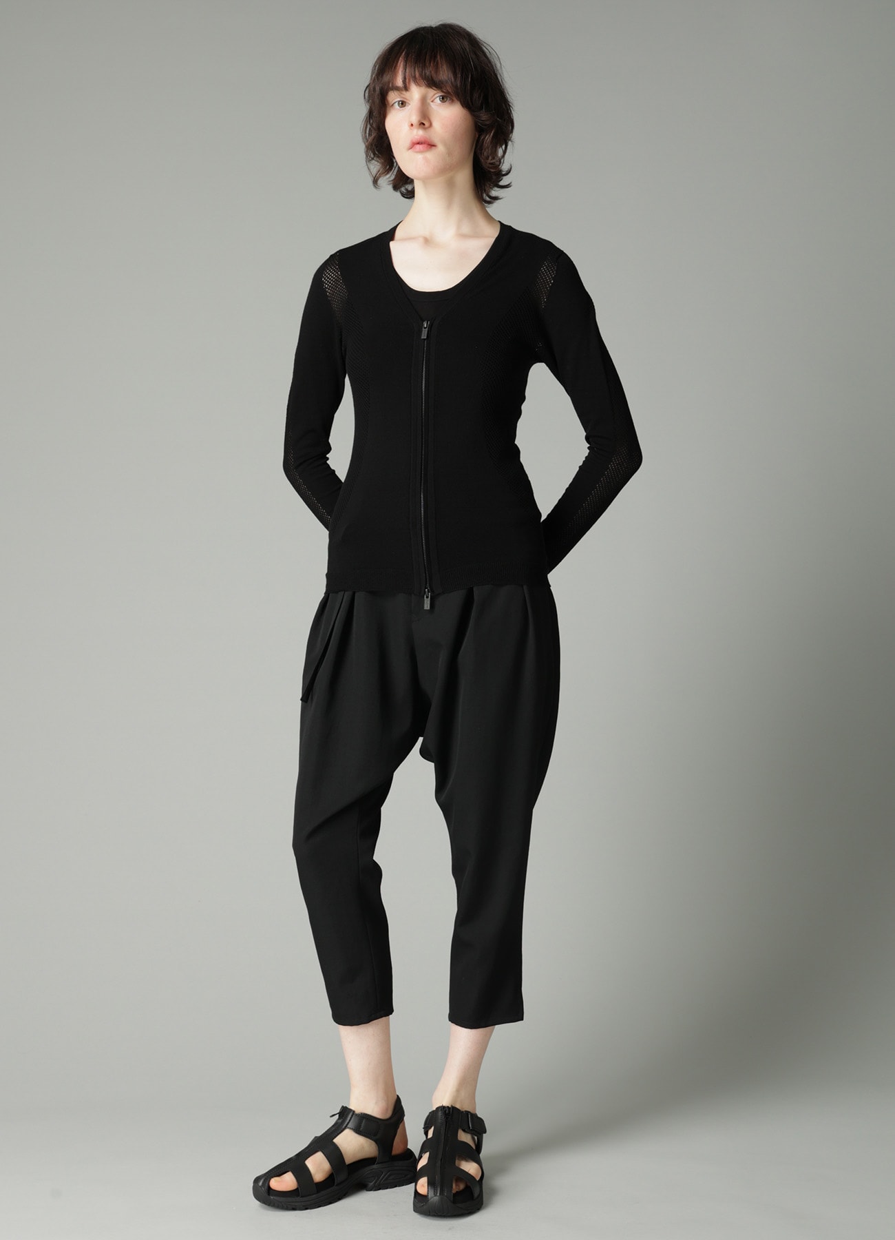 WG+MESH WG LANA CARDIGAN