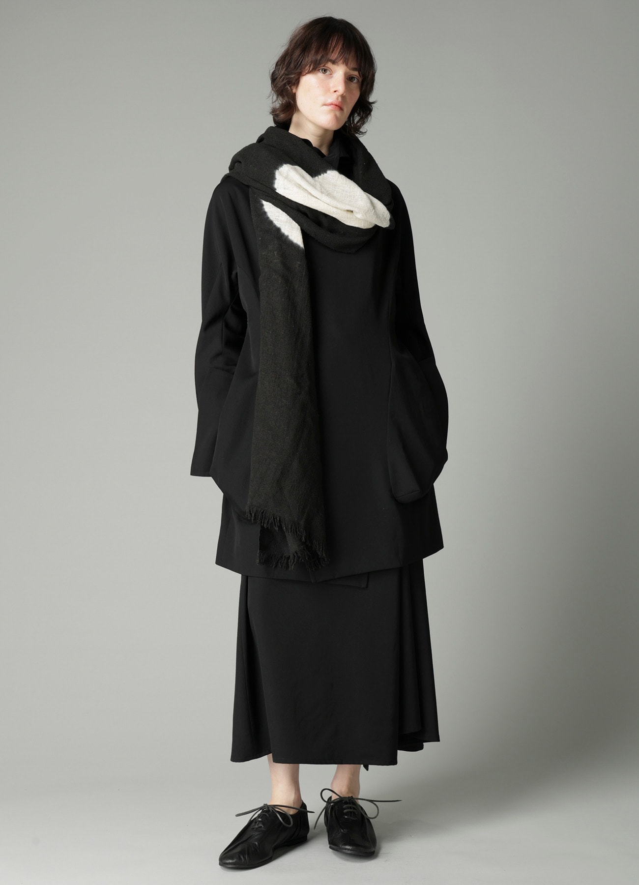 HANDMADE SILK DOT STOLE