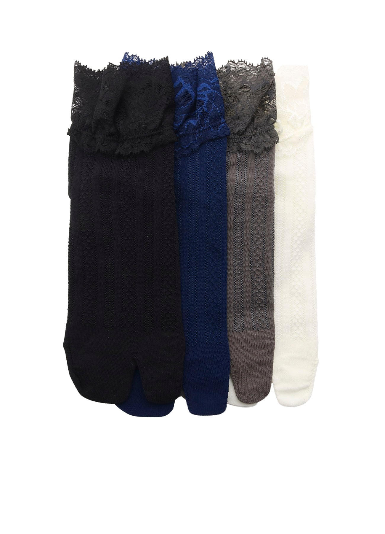 MESH/LACE LACE TABI SOCKS