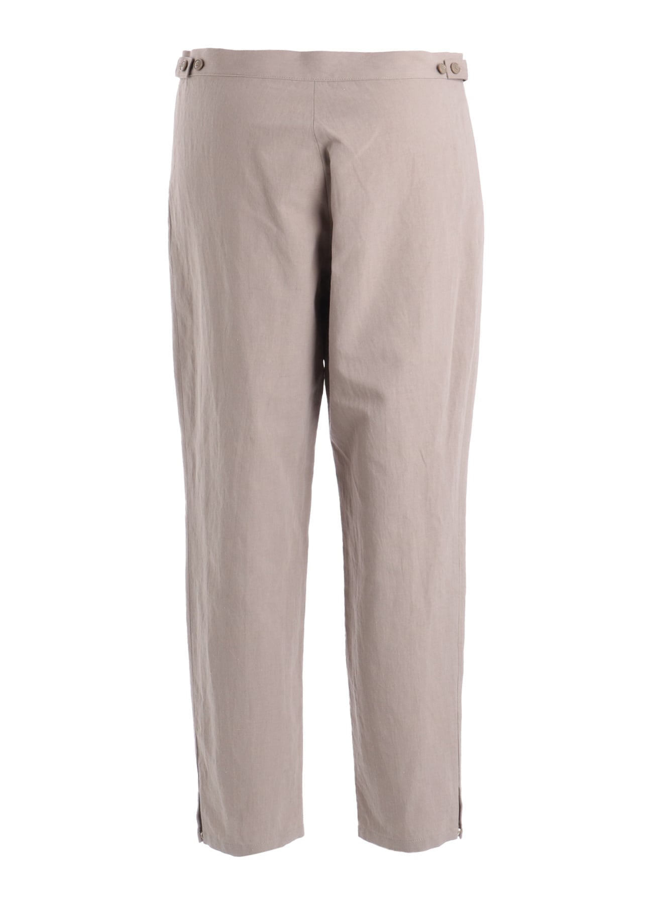 C/Li POPLIN STRAIGHT SLIM PANTS