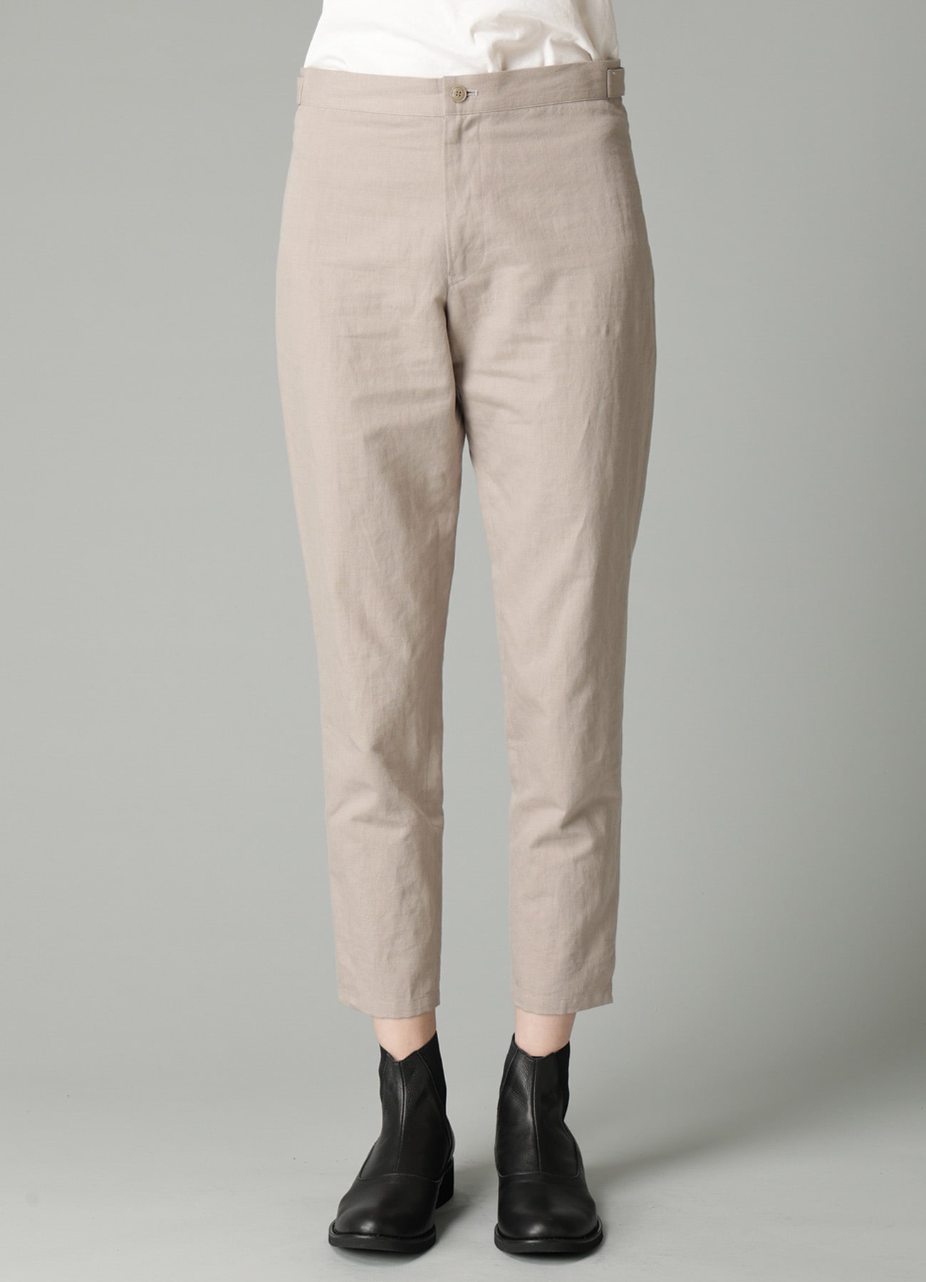 C/Li POPLIN STRAIGHT SLIM PANTS