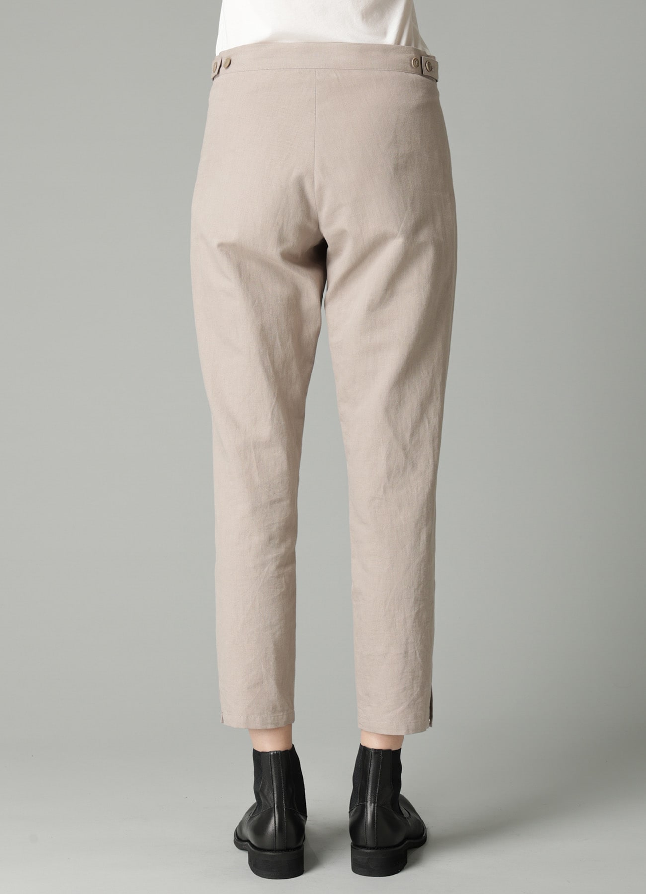 C/Li POPLIN STRAIGHT SLIM PANTS