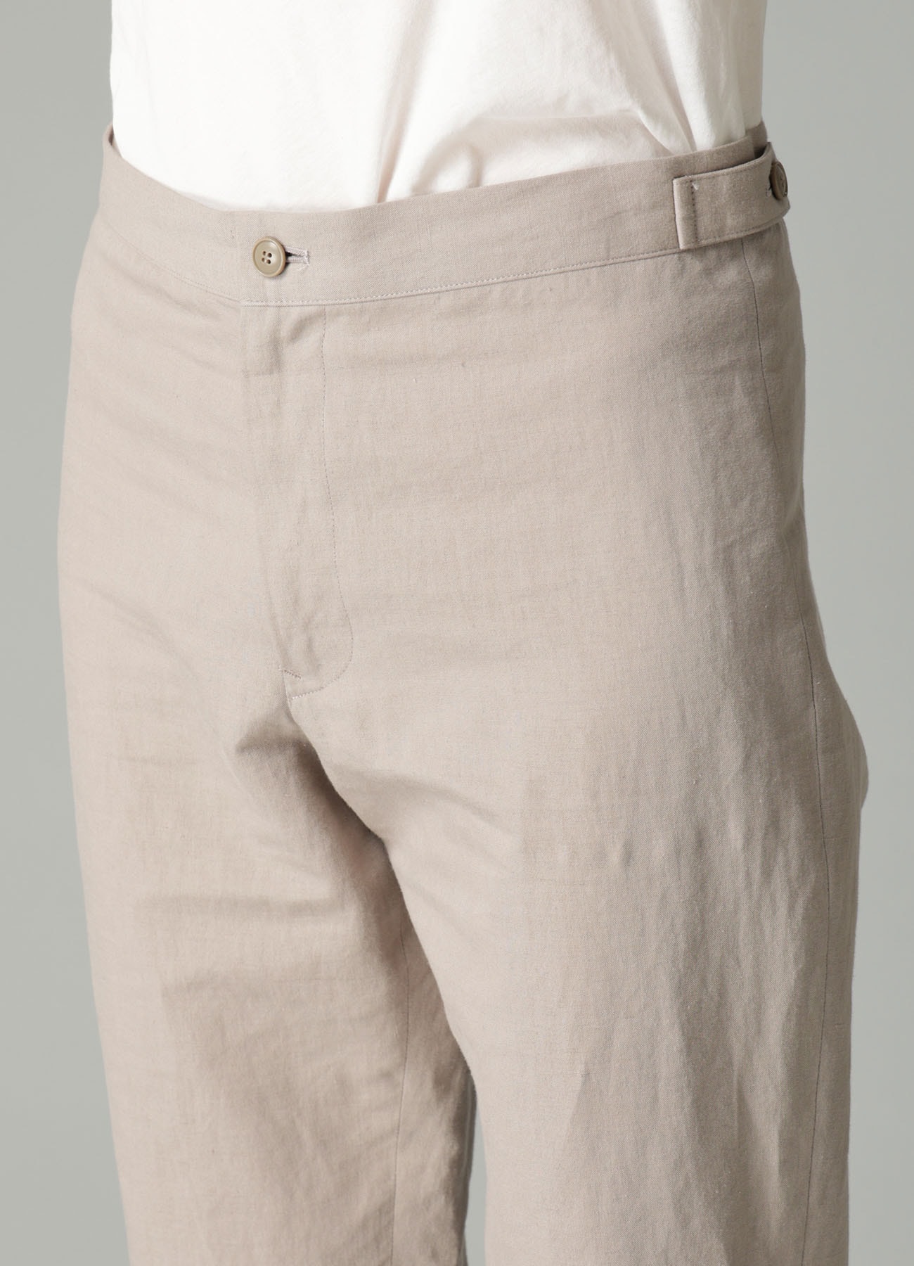 C/Li POPLIN STRAIGHT SLIM PANTS