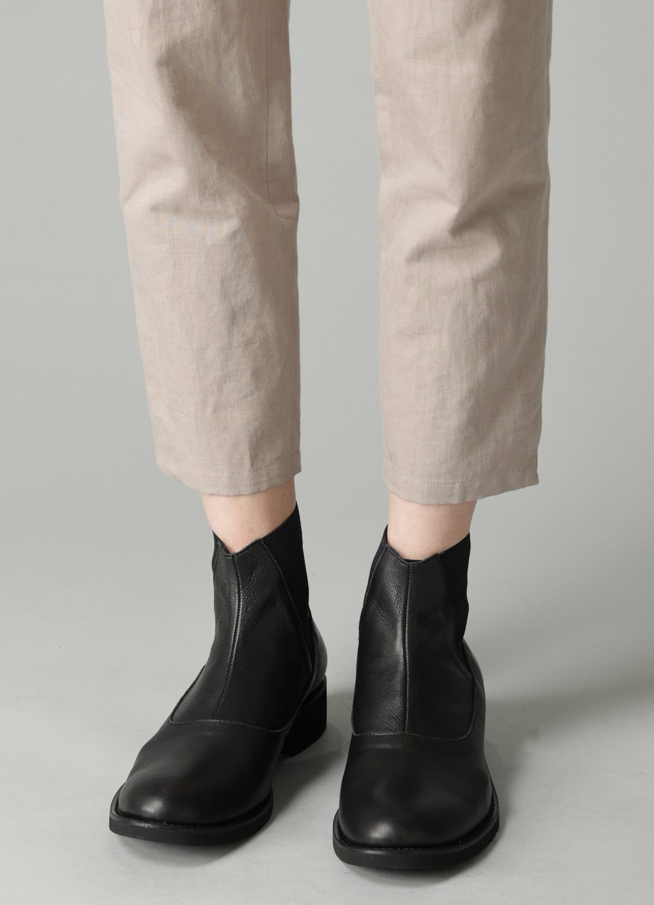 C/Li POPLIN STRAIGHT SLIM PANTS