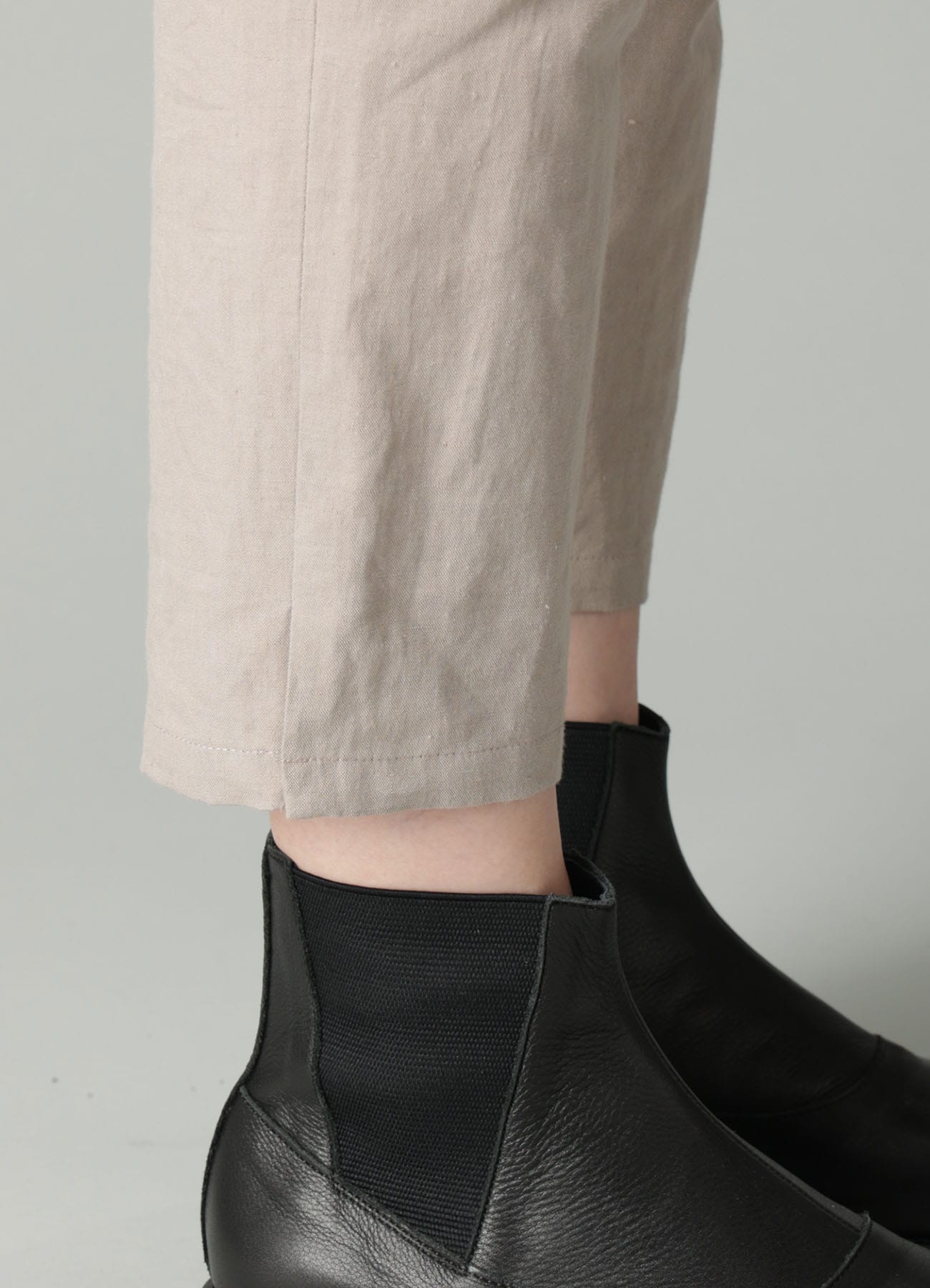 C/Li POPLIN STRAIGHT SLIM PANTS